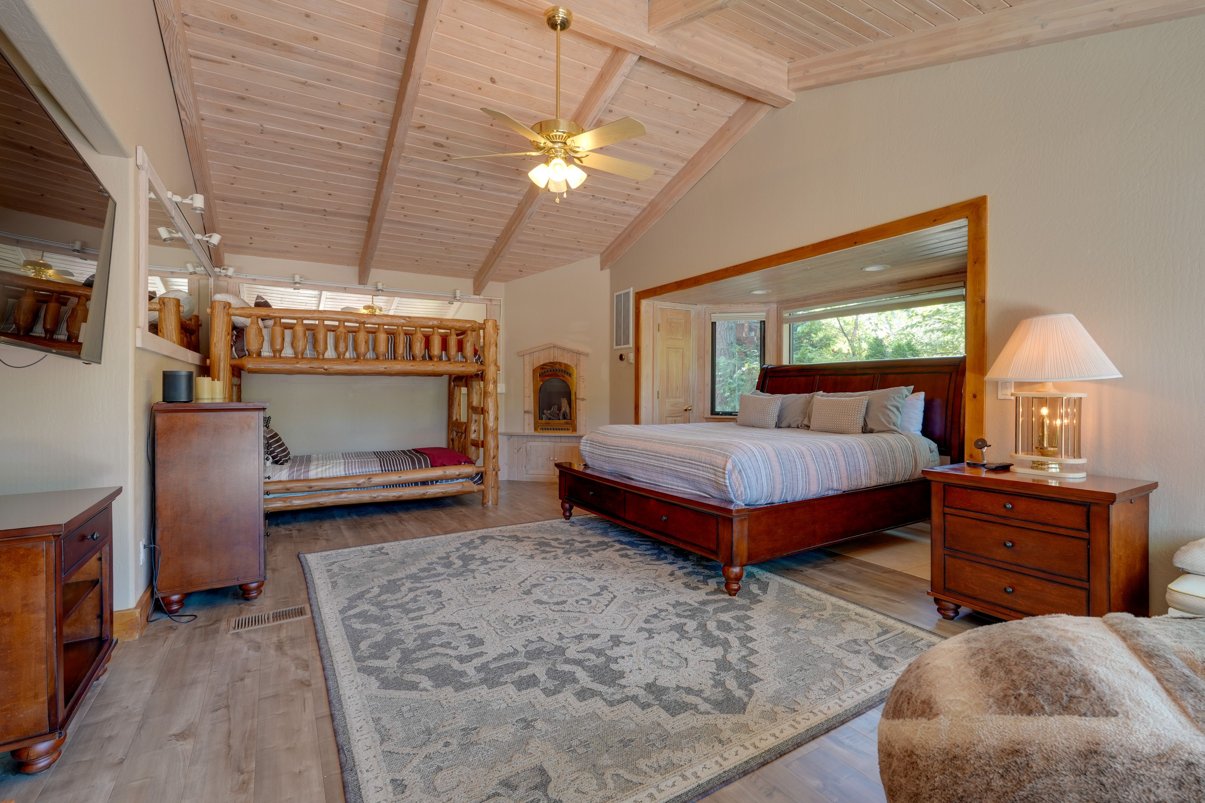 Bedroom 4 | California King Bed | Twin Bunk Bed | Lower Level