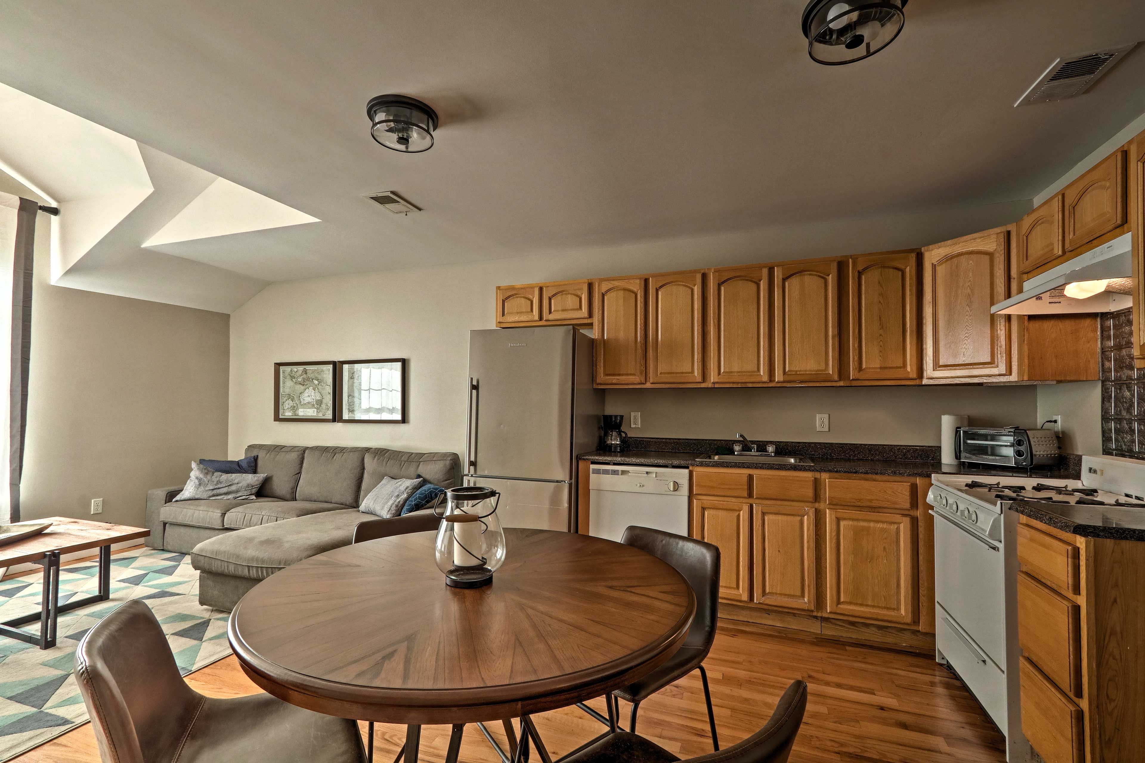 The stylish vacation rental features stylish accommodations for 4 guests!