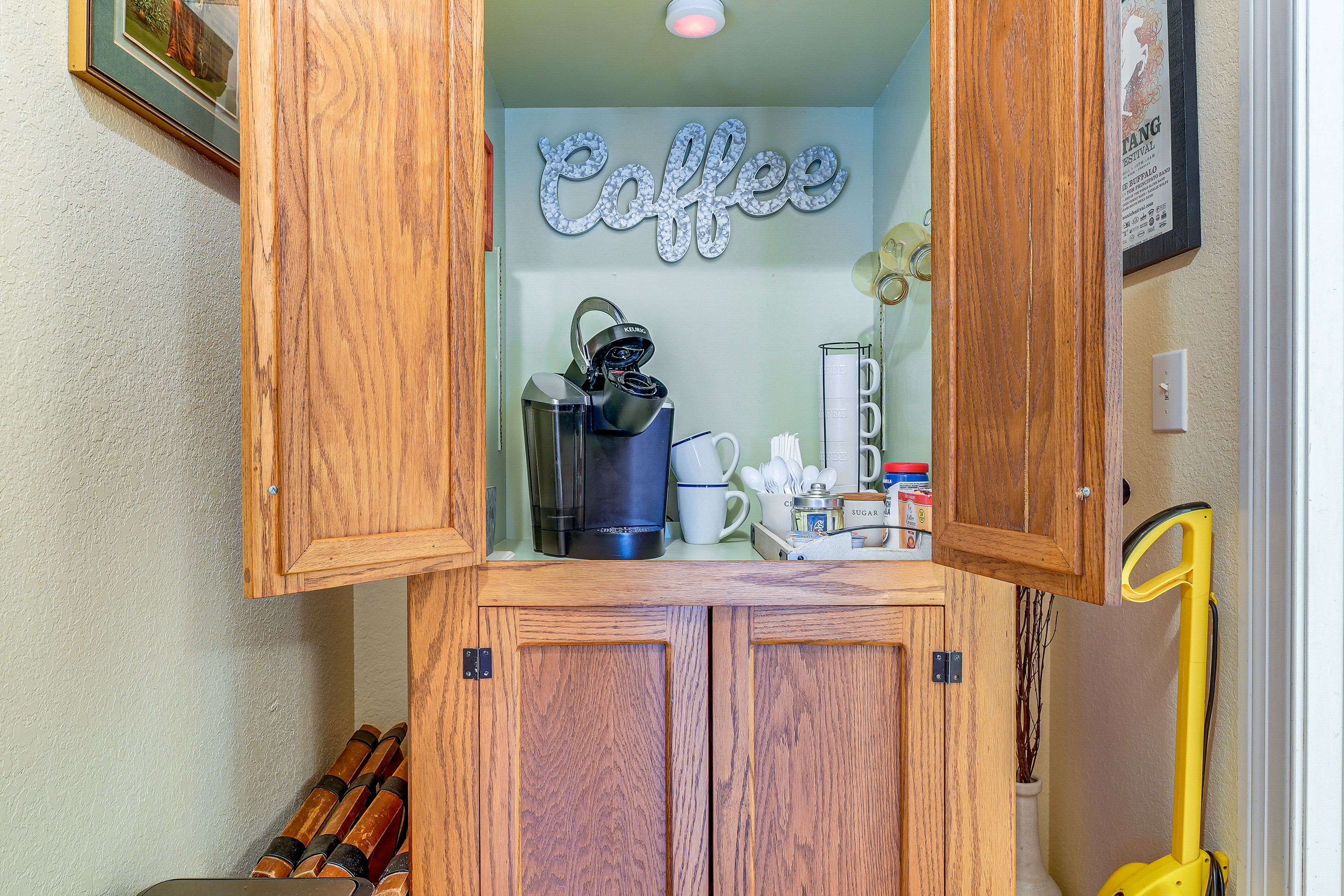 Coffee Cabinet | Keurig Coffee Maker