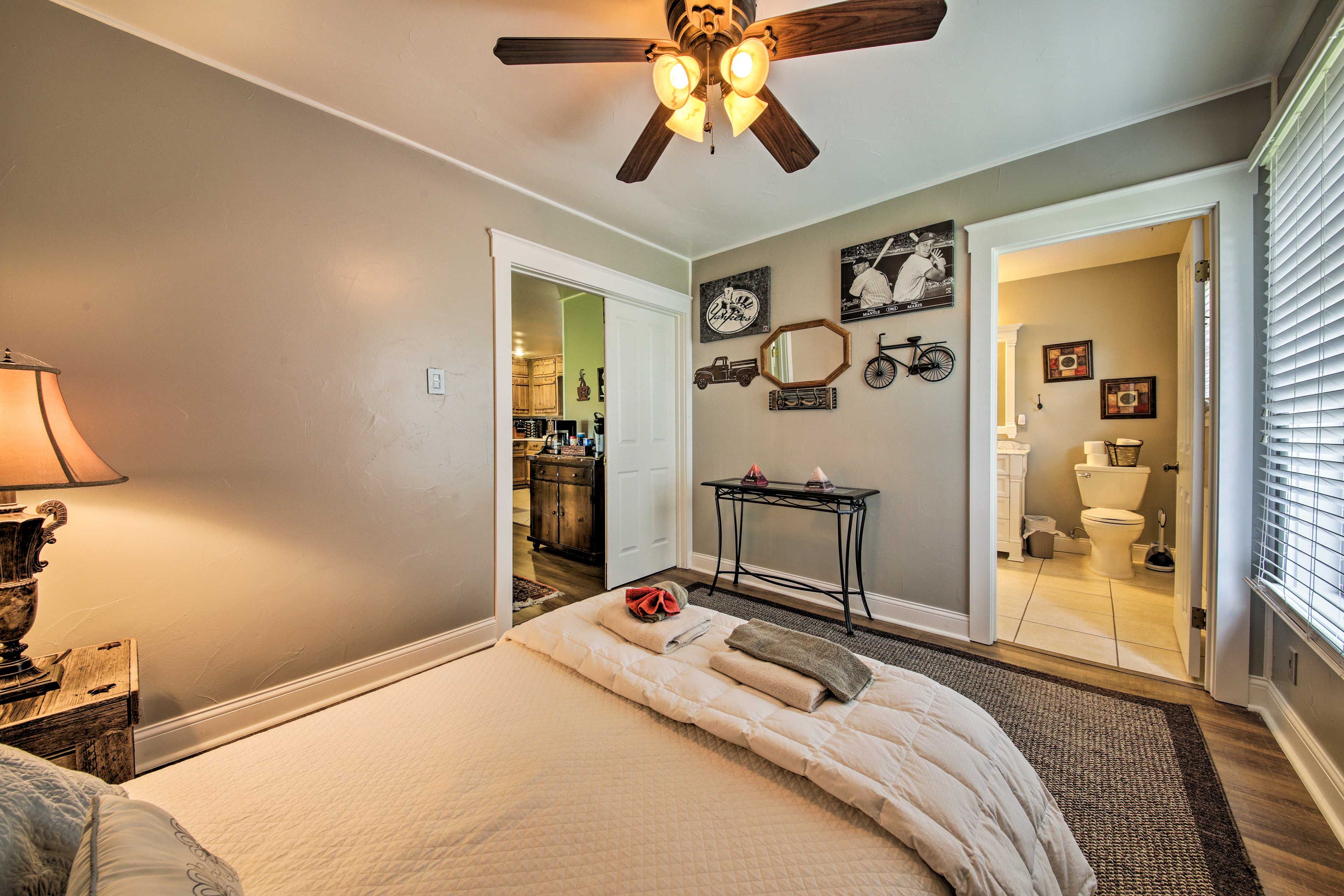 You'll love the unique decor in each room!