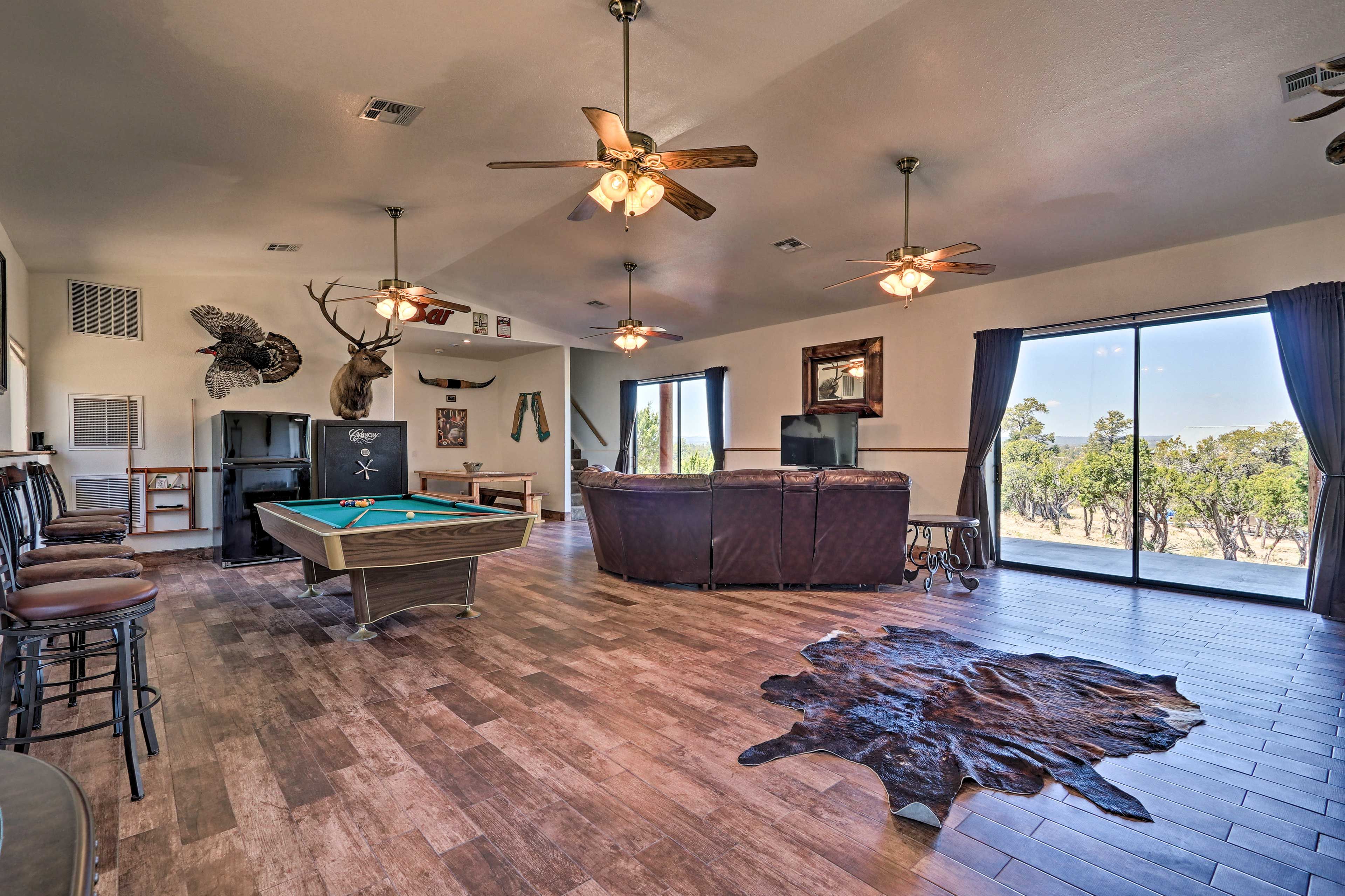 Lower Living Area | Pool Table