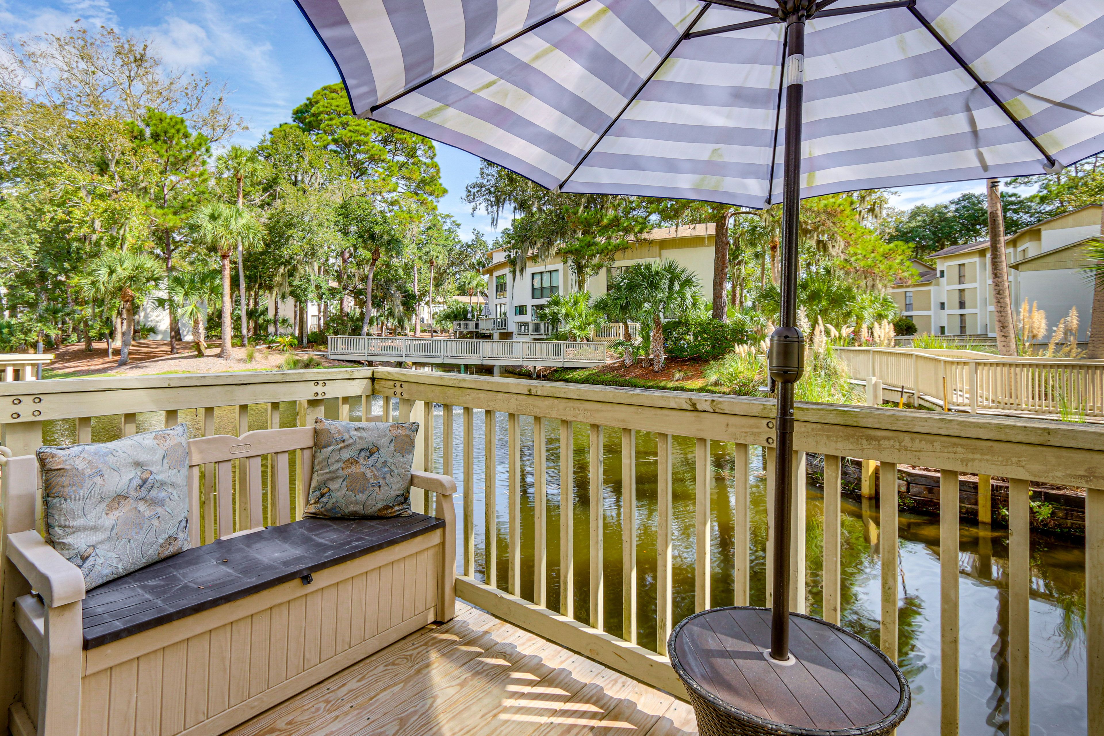 Deck | Gas Grill | Water Views