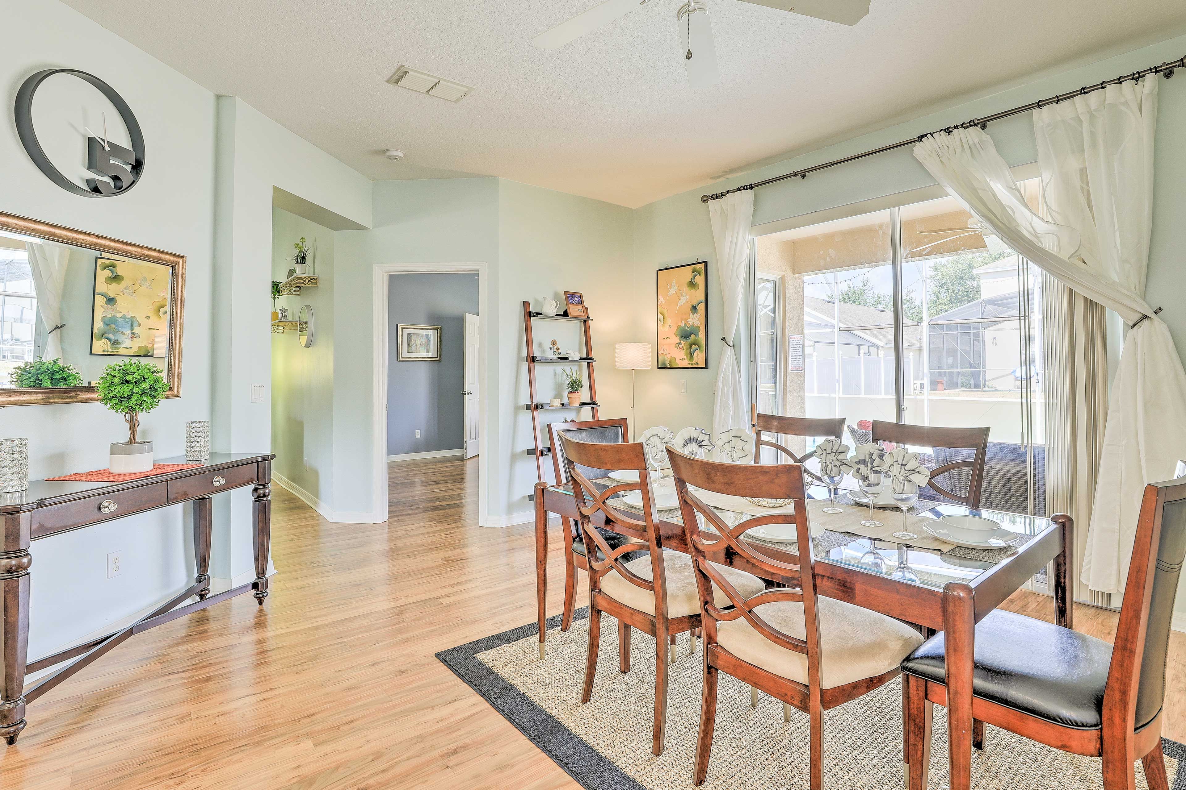 The vacation rental home is located at The Hamlet.