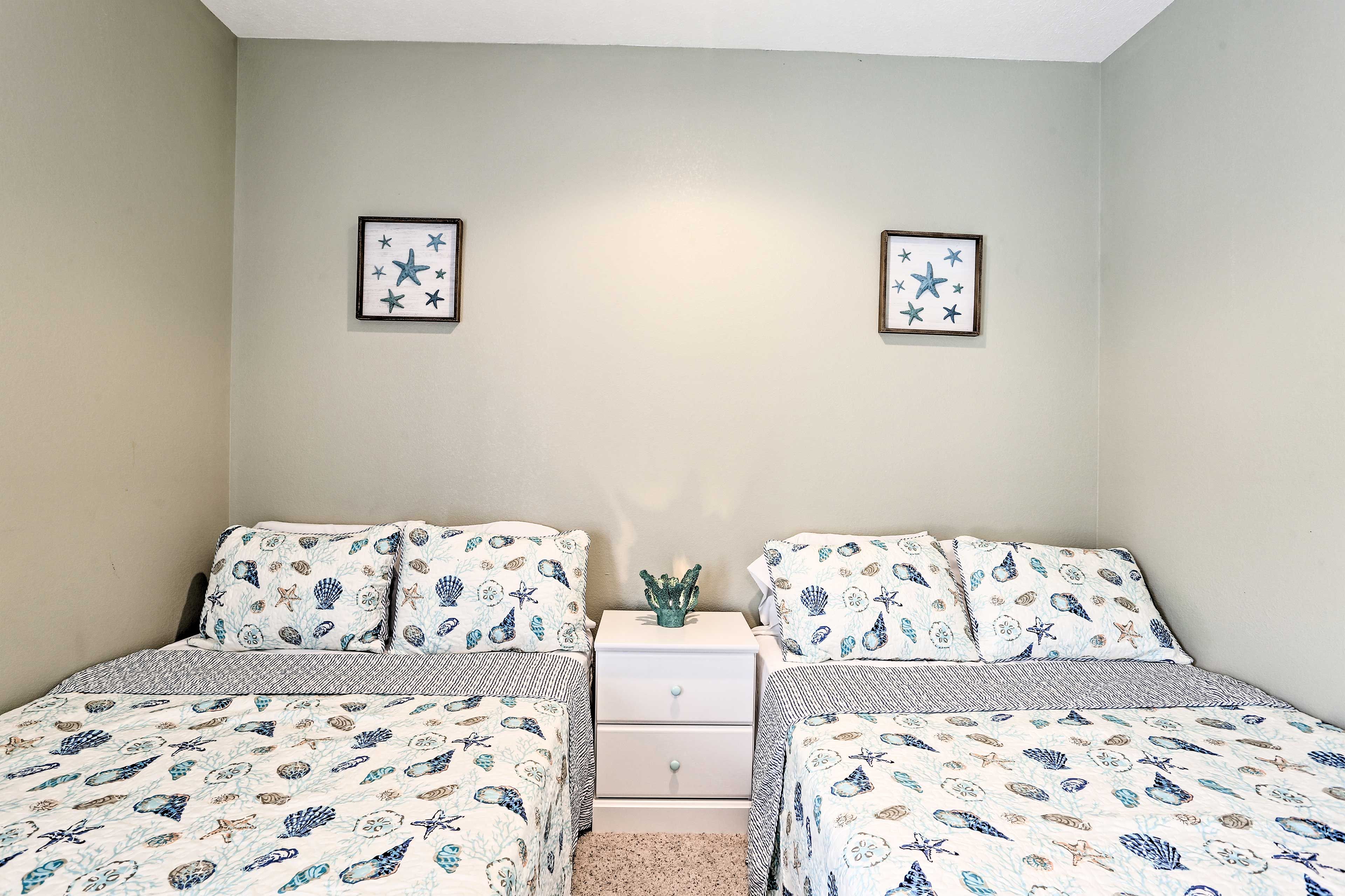 This room is perfect for the kids.
