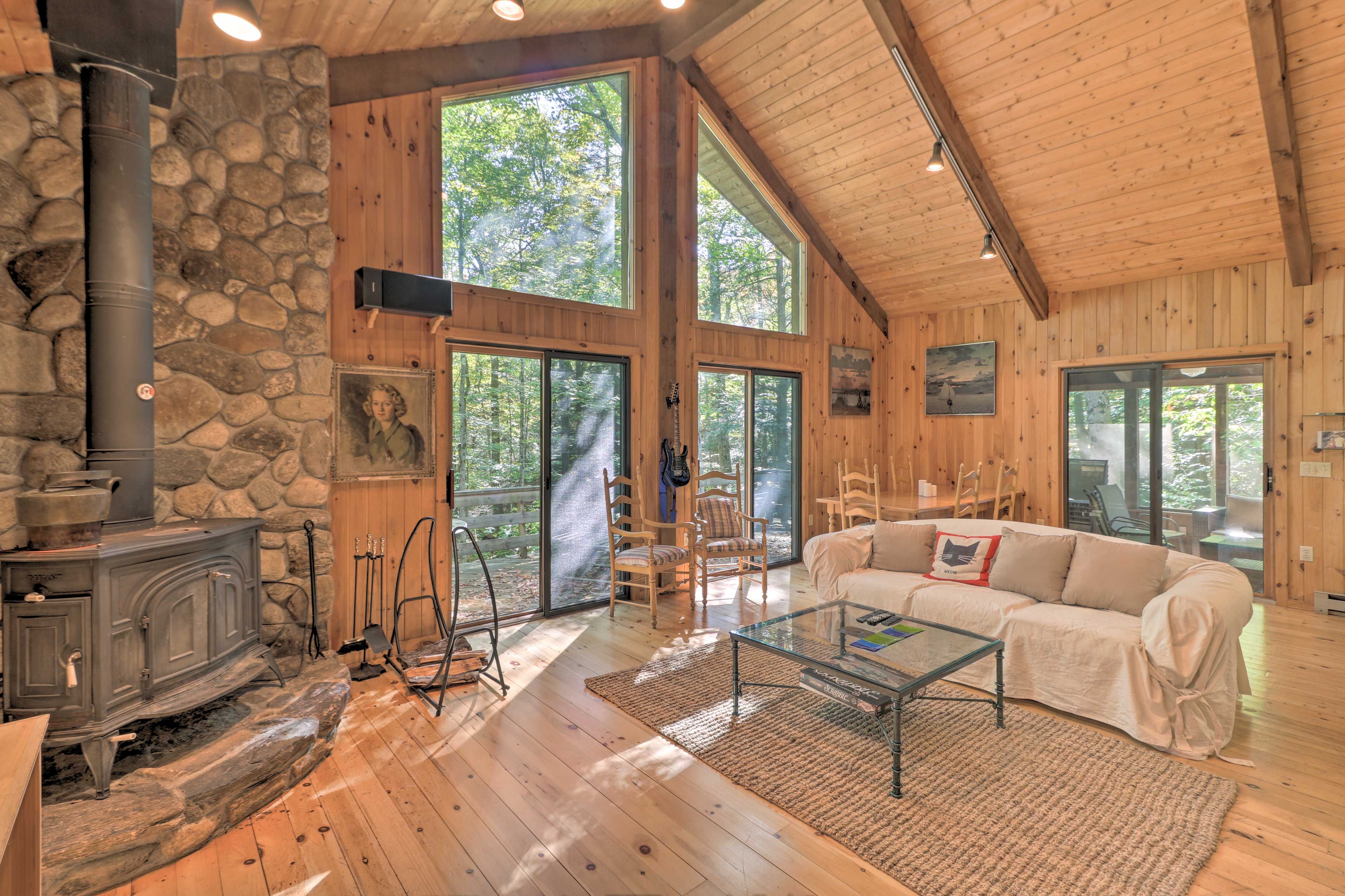 Sandisfield Vacation Rental | 4BR | 3BA | 1,978 Sq Ft | Stairs Required