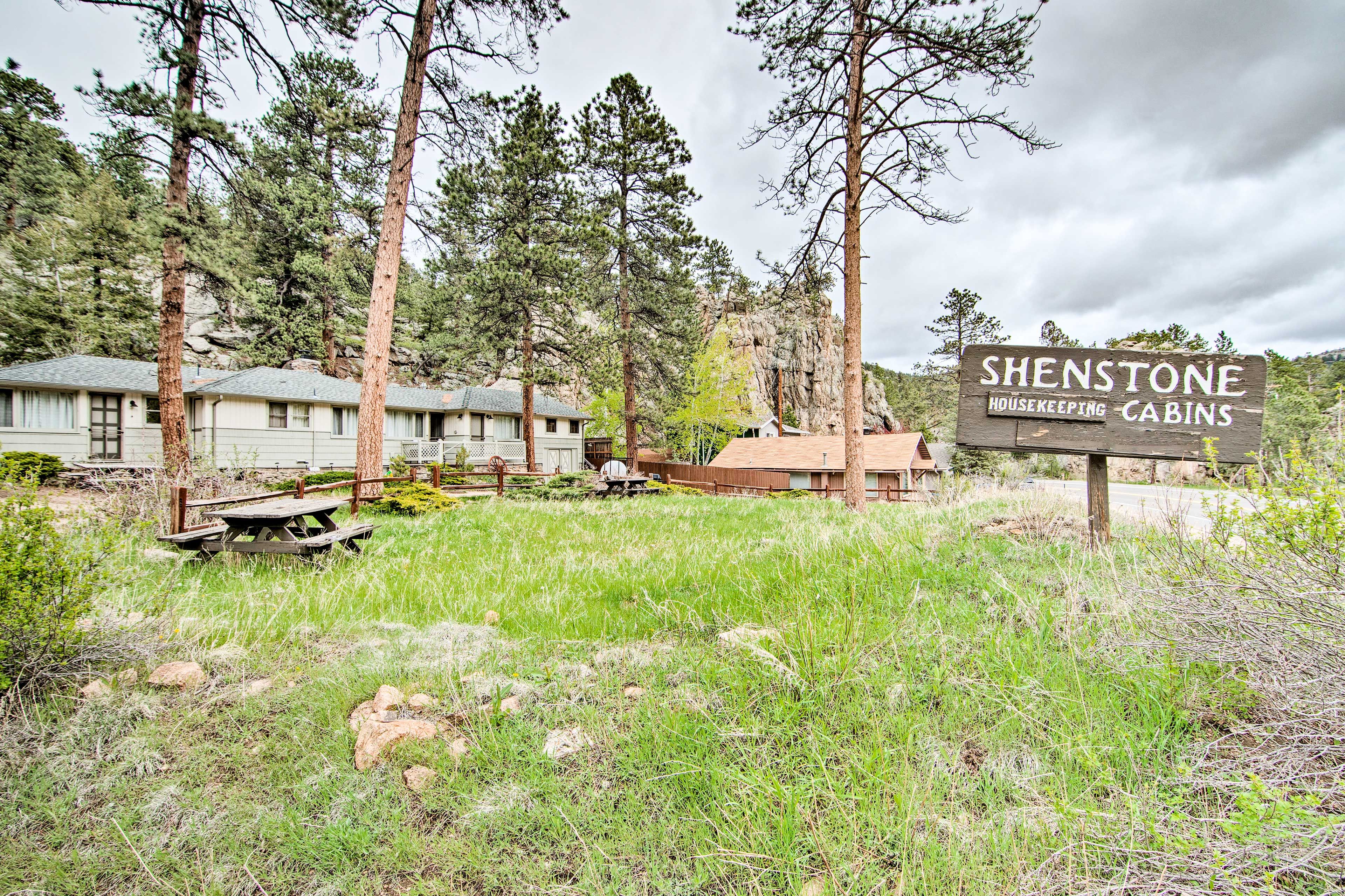 The home is just a short drive from Estes Park!