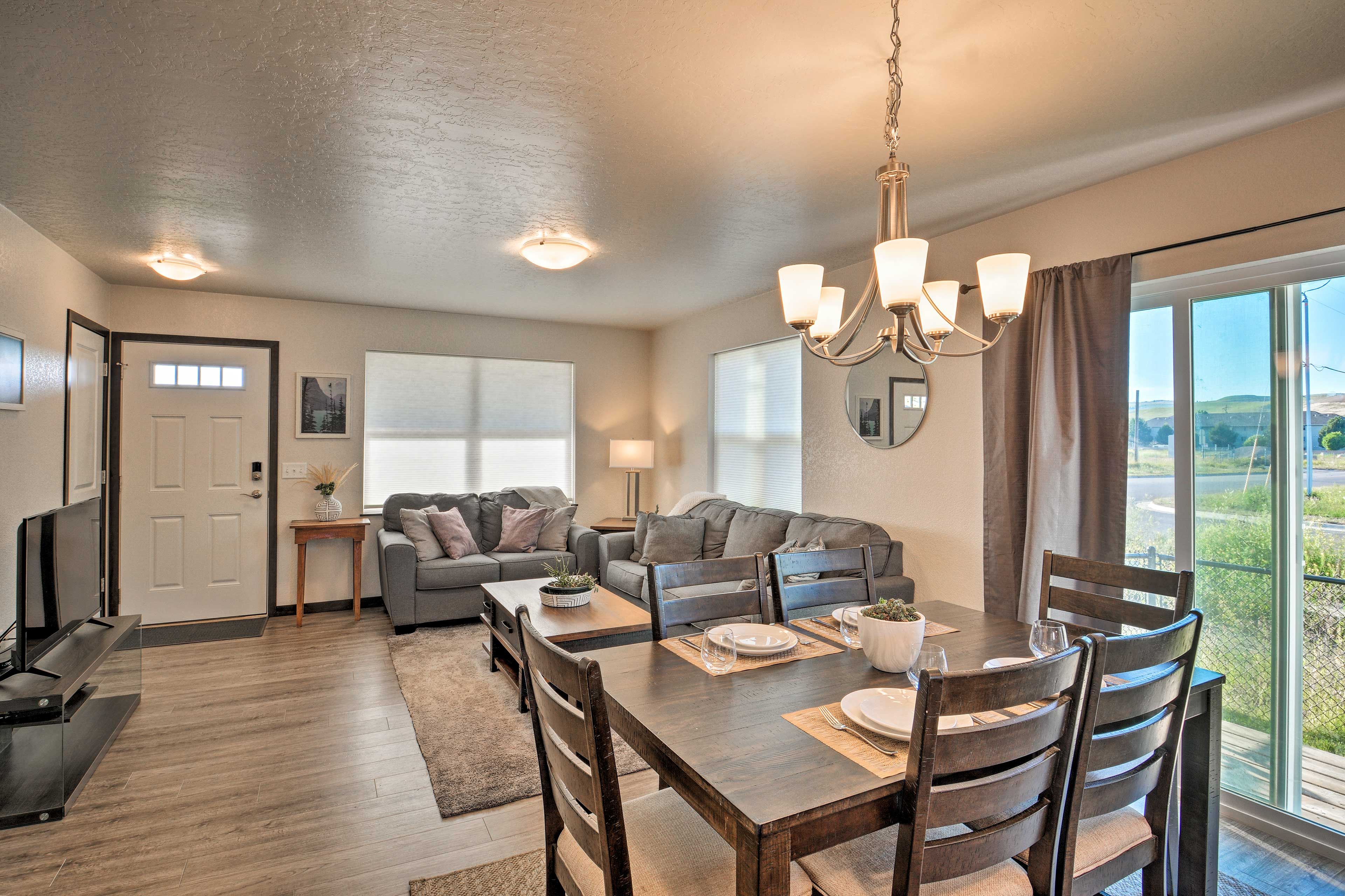 Stay connected with the open floor plan of this home.