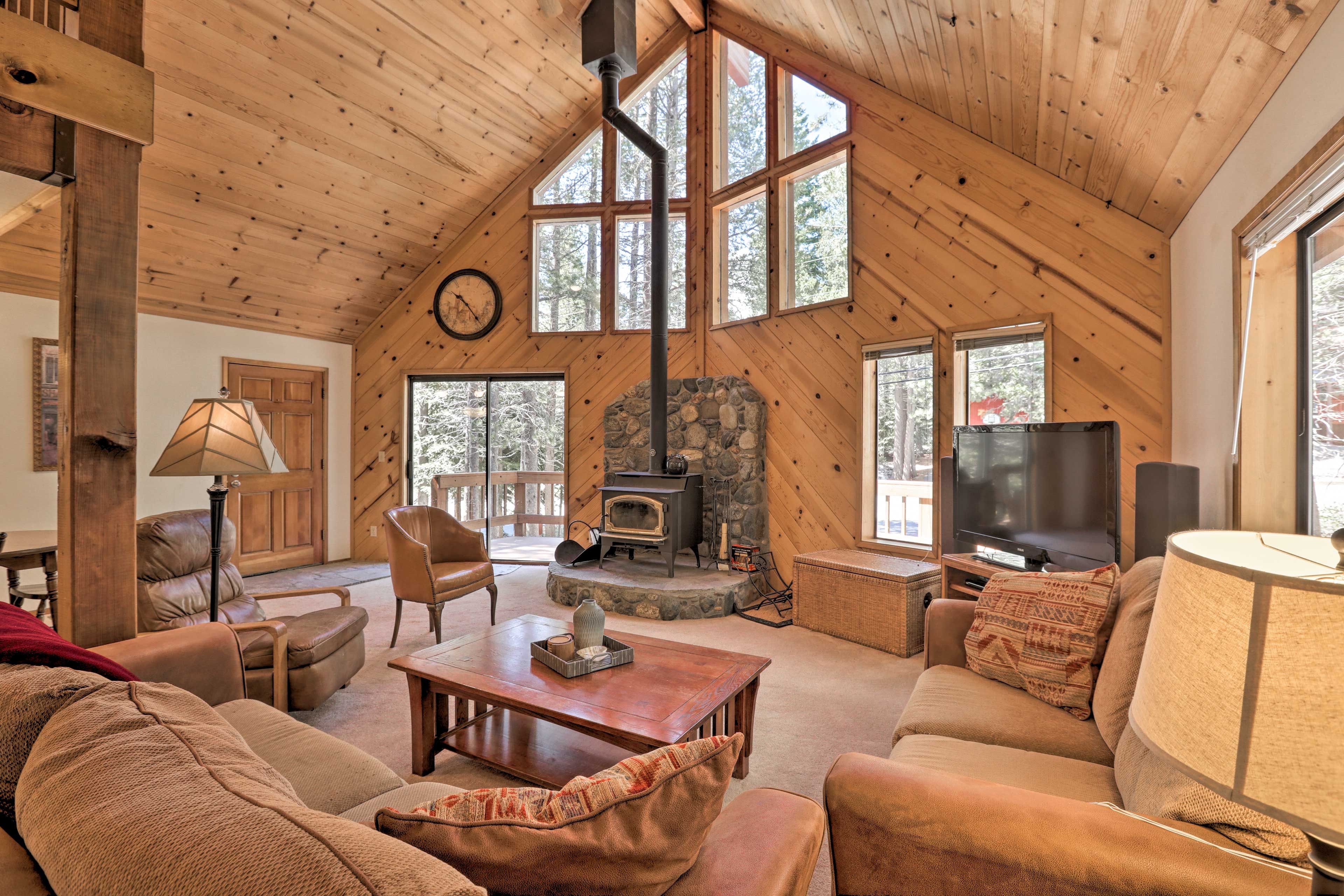 A peaceful and private getaway awaits at this Tahoe Donner vacation rental!