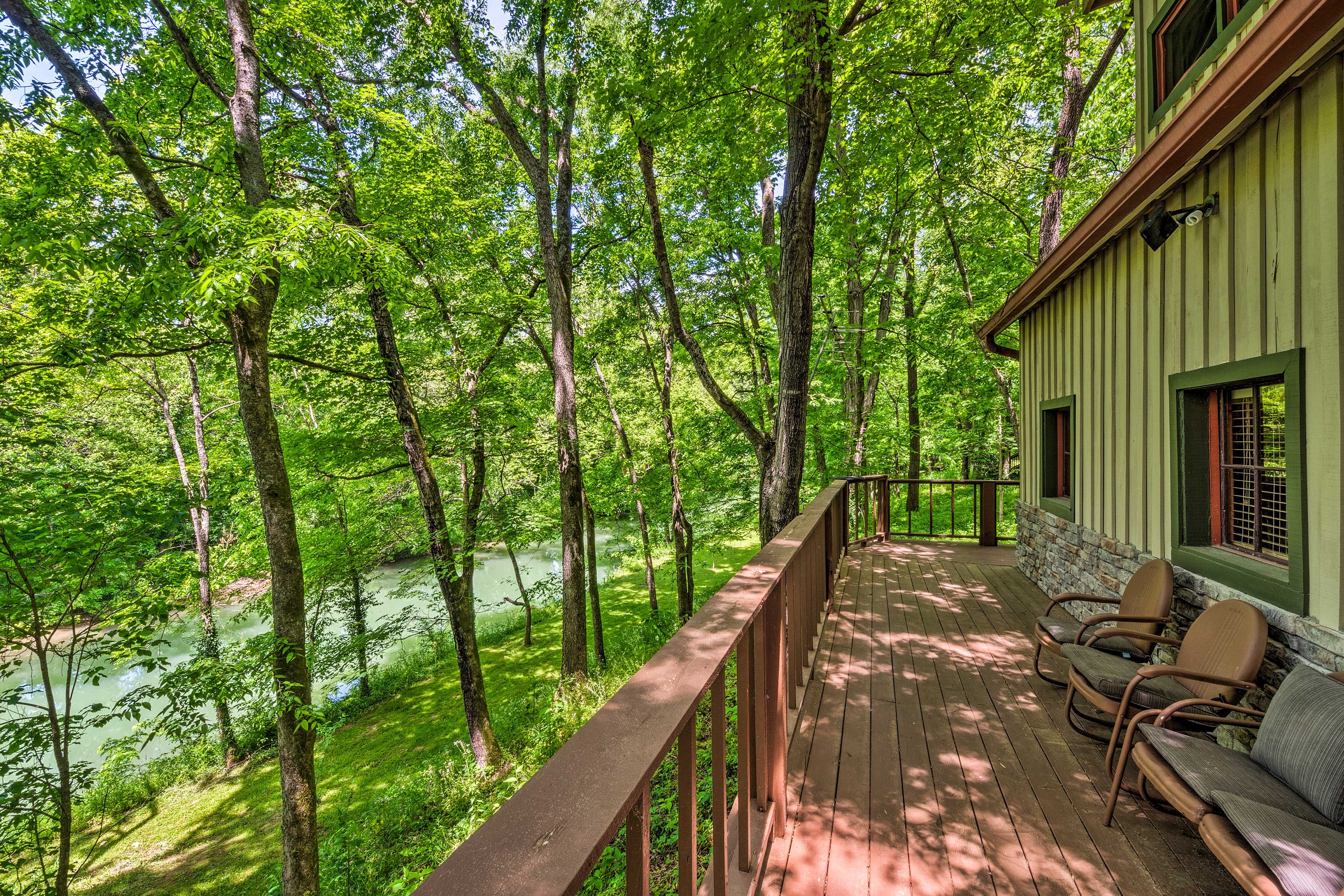 Enjoy the views from your wraparound deck!
