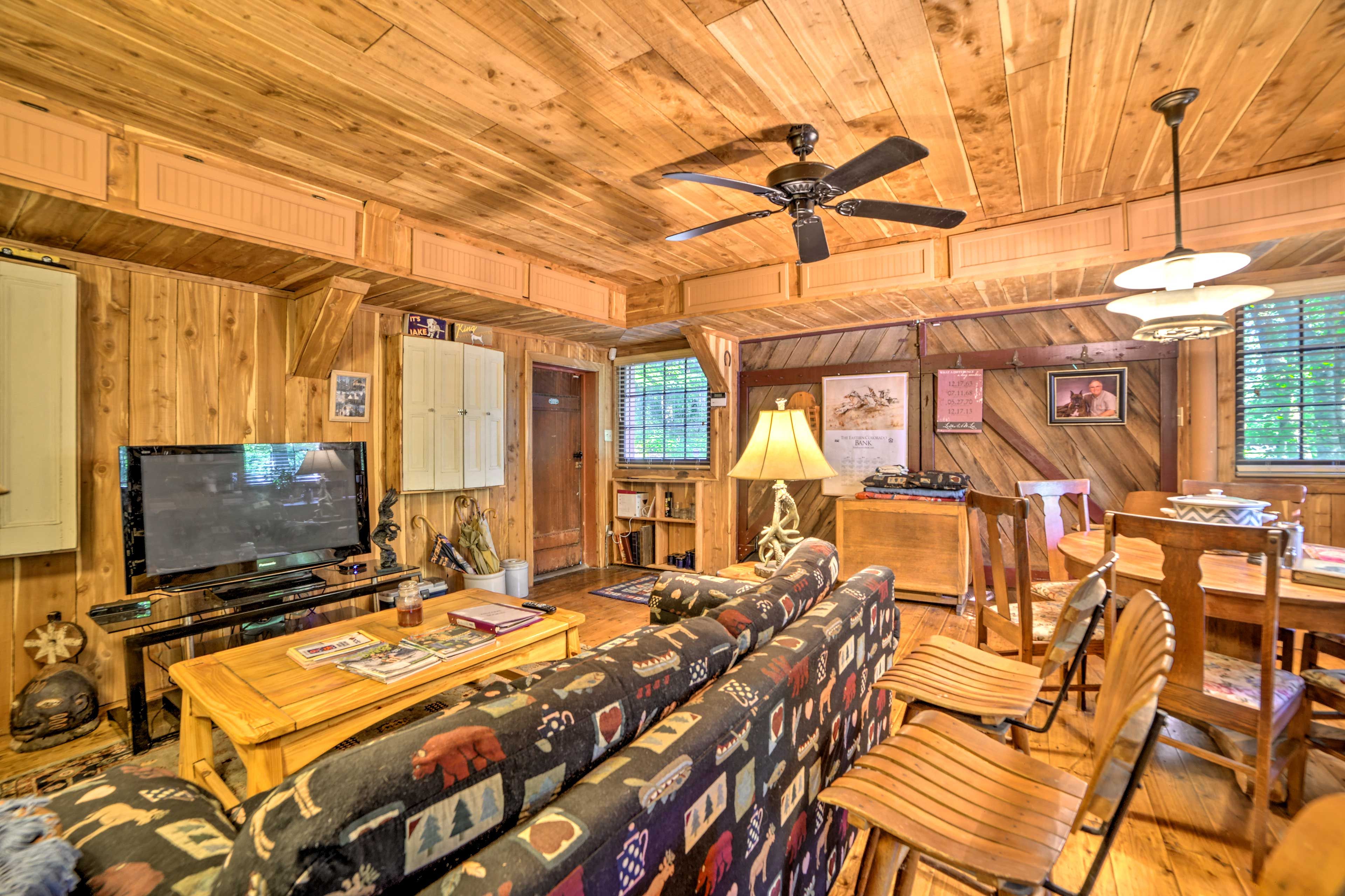 Step inside and unwind among the rustic decor and modern amenities.