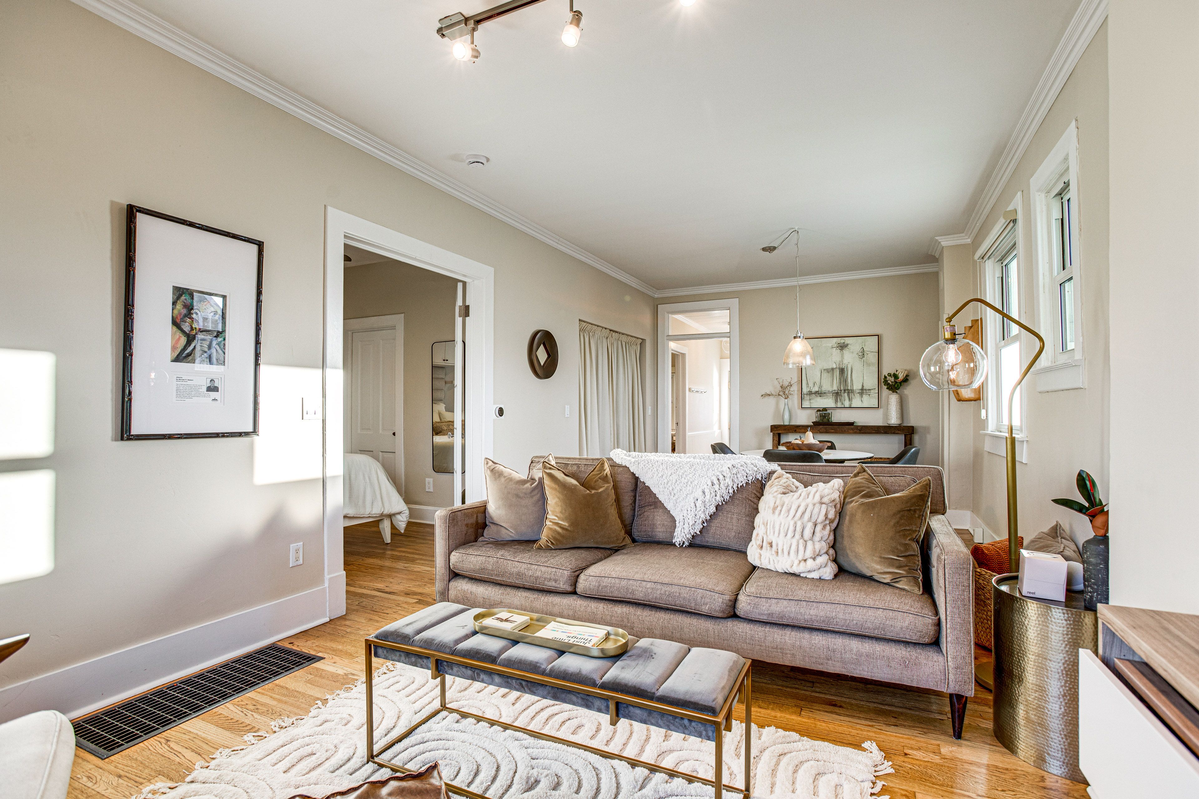 Living Room | Cable TV | Single-Story Home