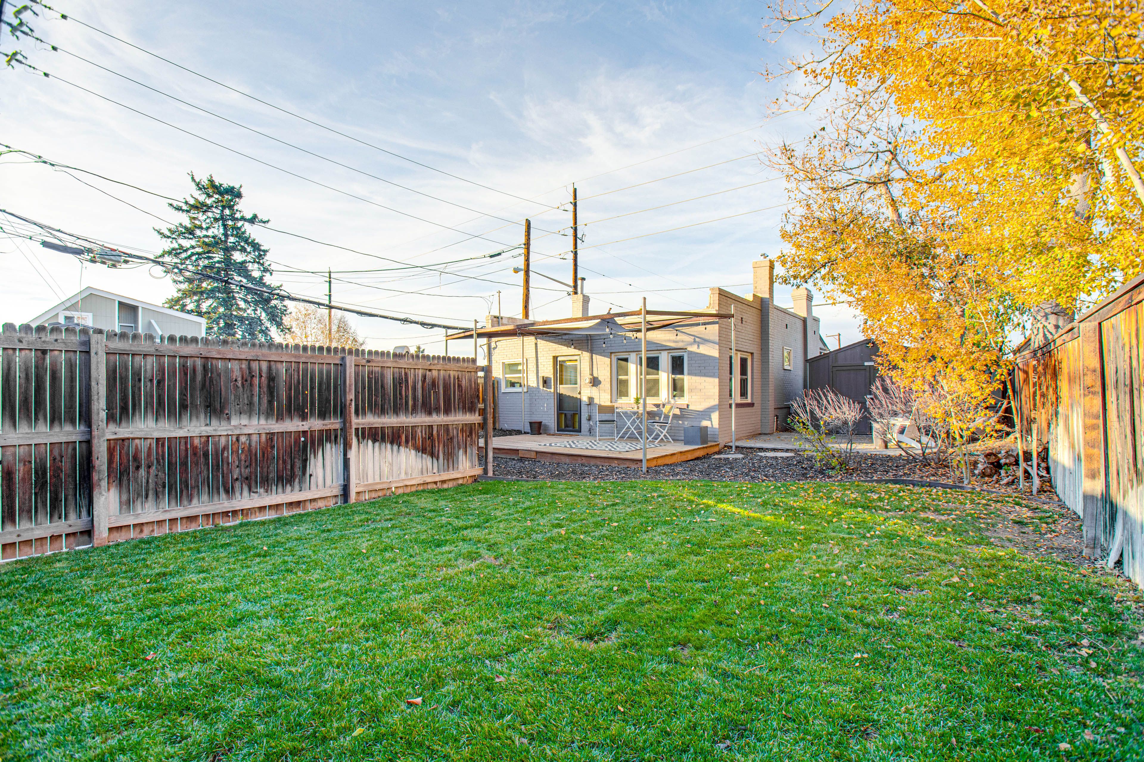 Fenced Backyard