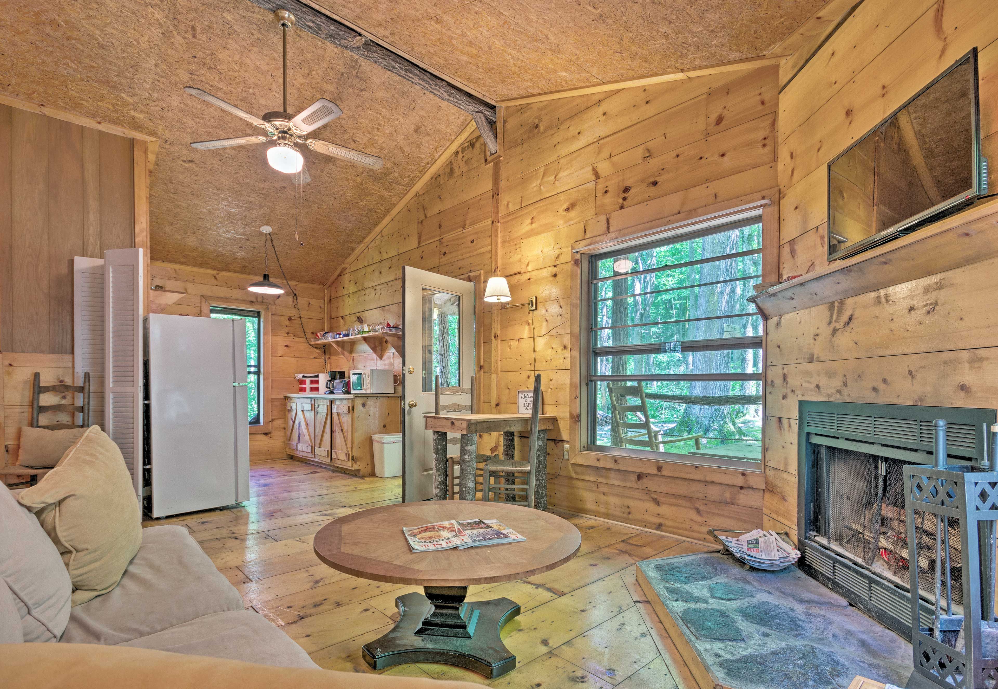 Living Room | Flat-Screen TV | No WiFi | Queen Sleeper Sofa