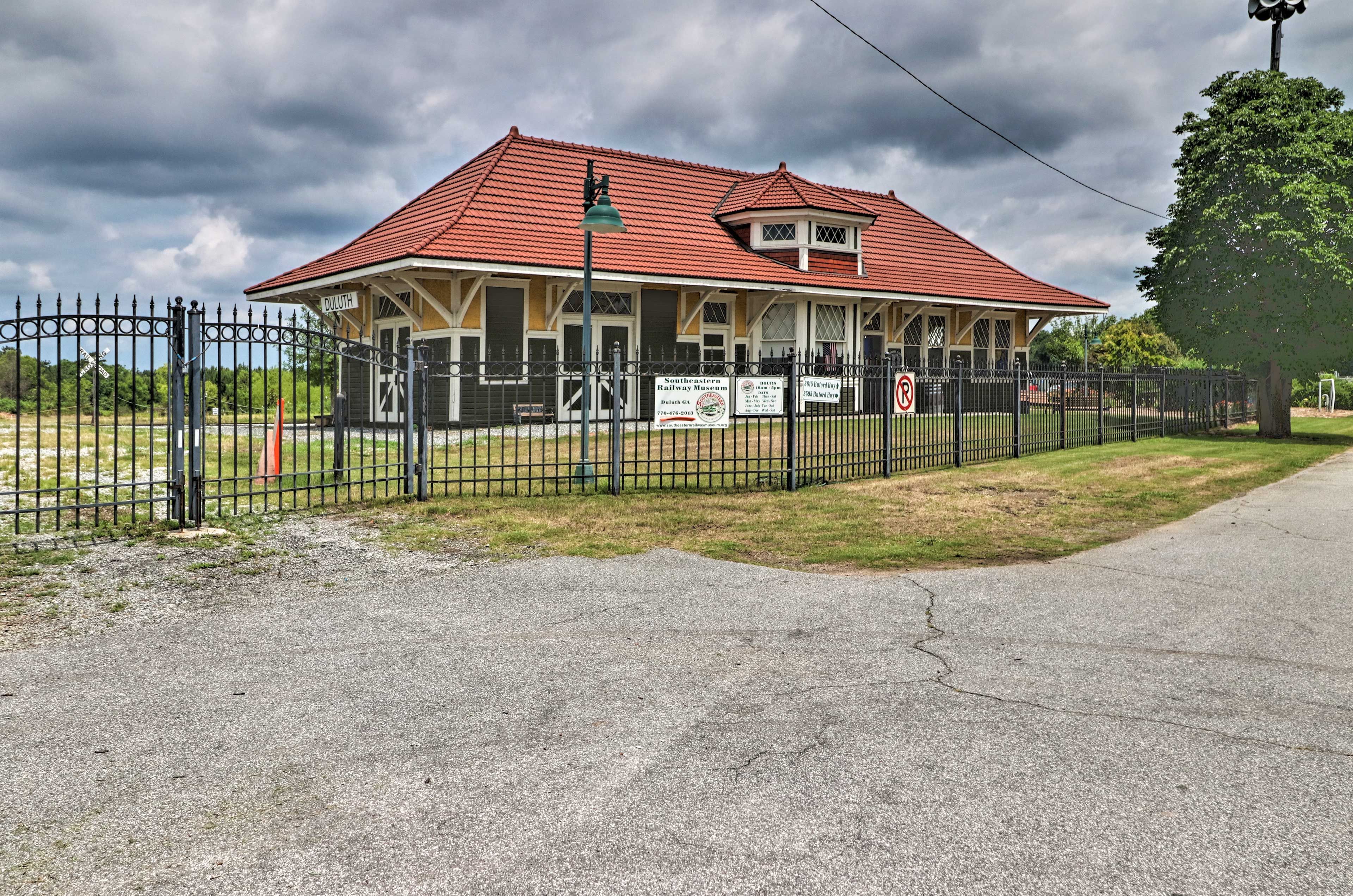 Learn some local history at the Southeastern Railway Museum.