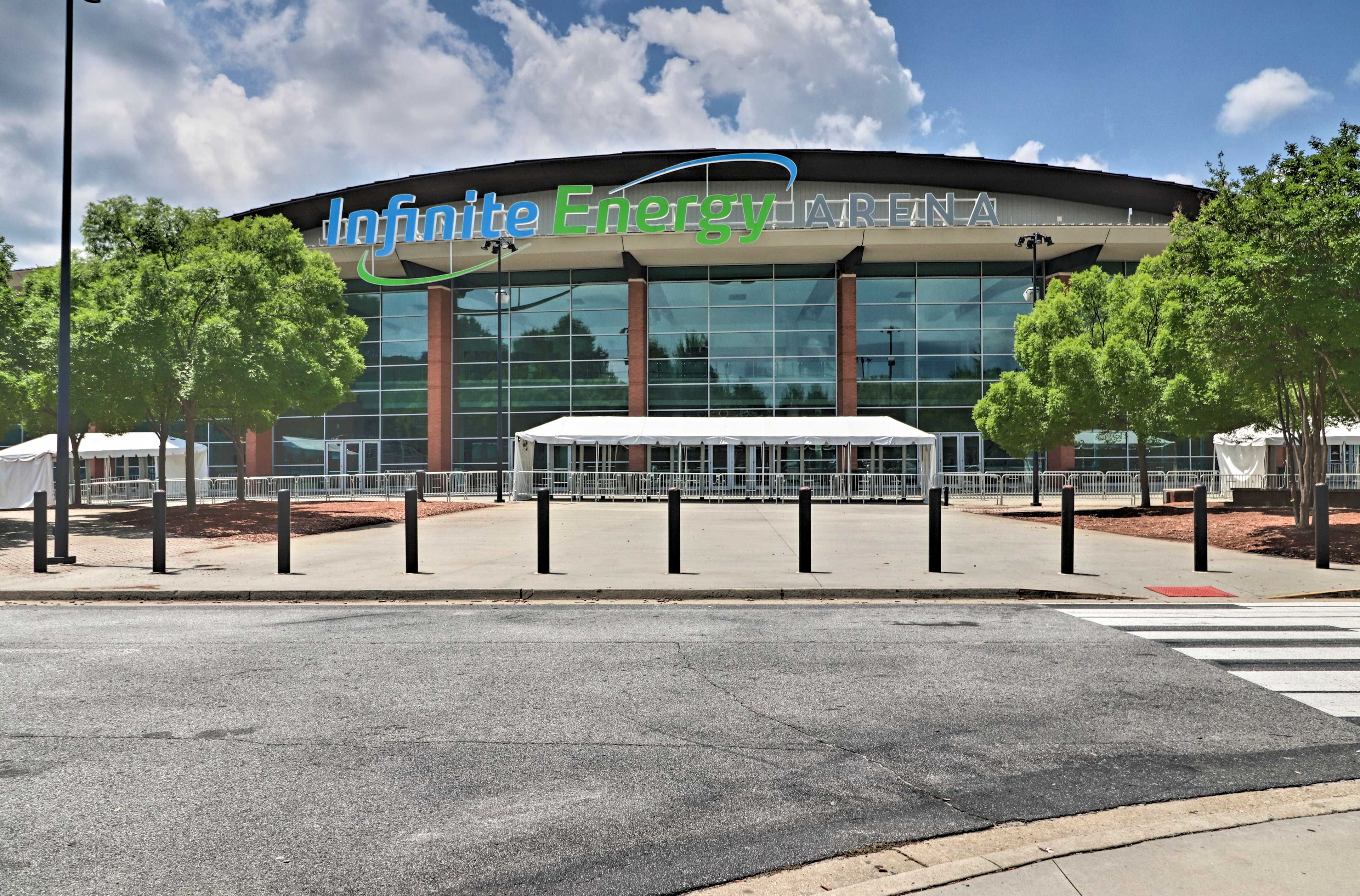 In town for an event? Infinite Energy Arena is nearby.