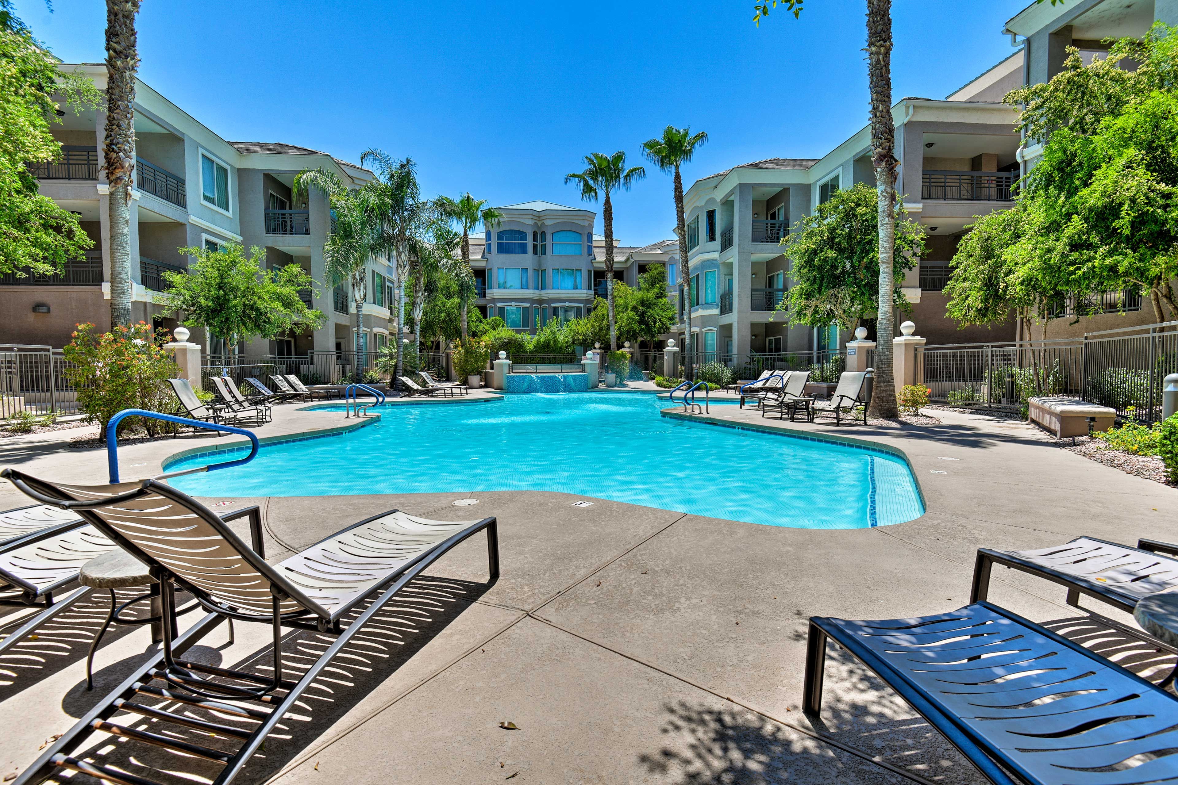 Claim your spot to soak up the sun!