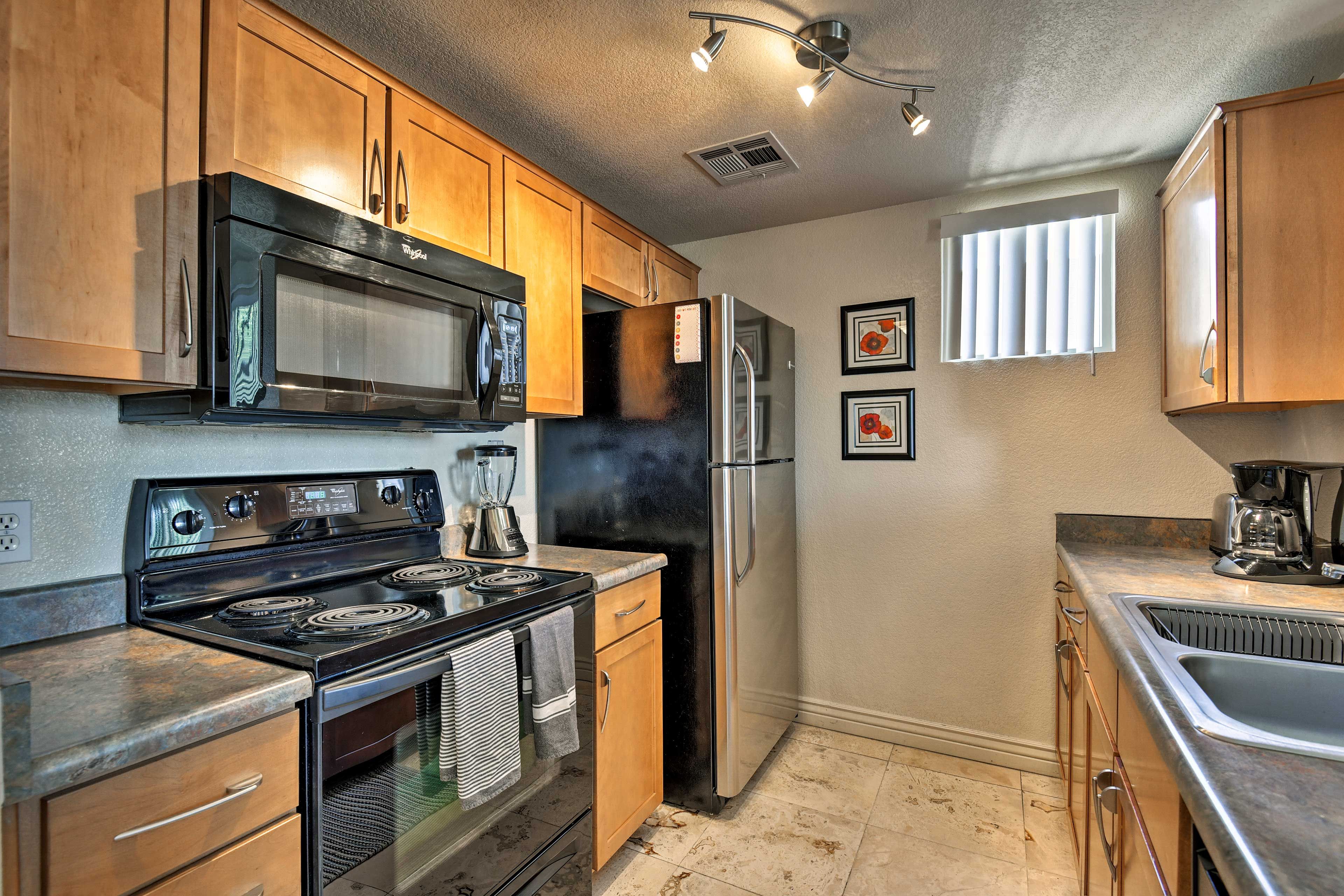 You'll have plenty of room to prepare your culinary classics.