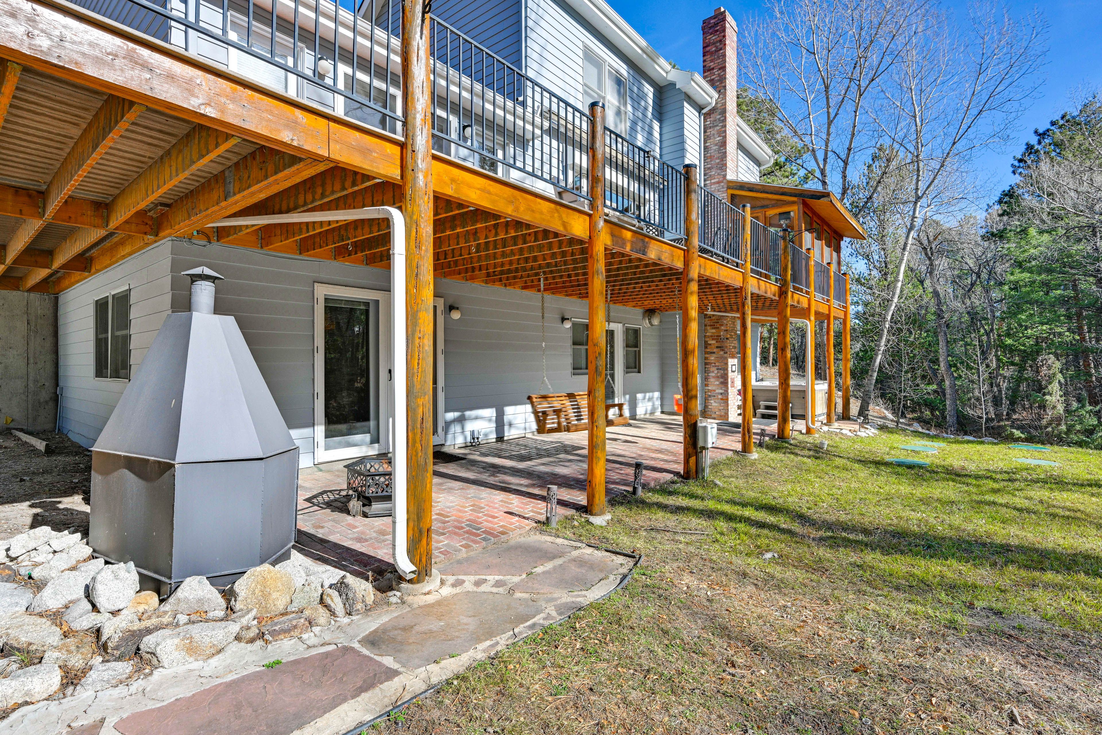Lower Patio | Hot Tub