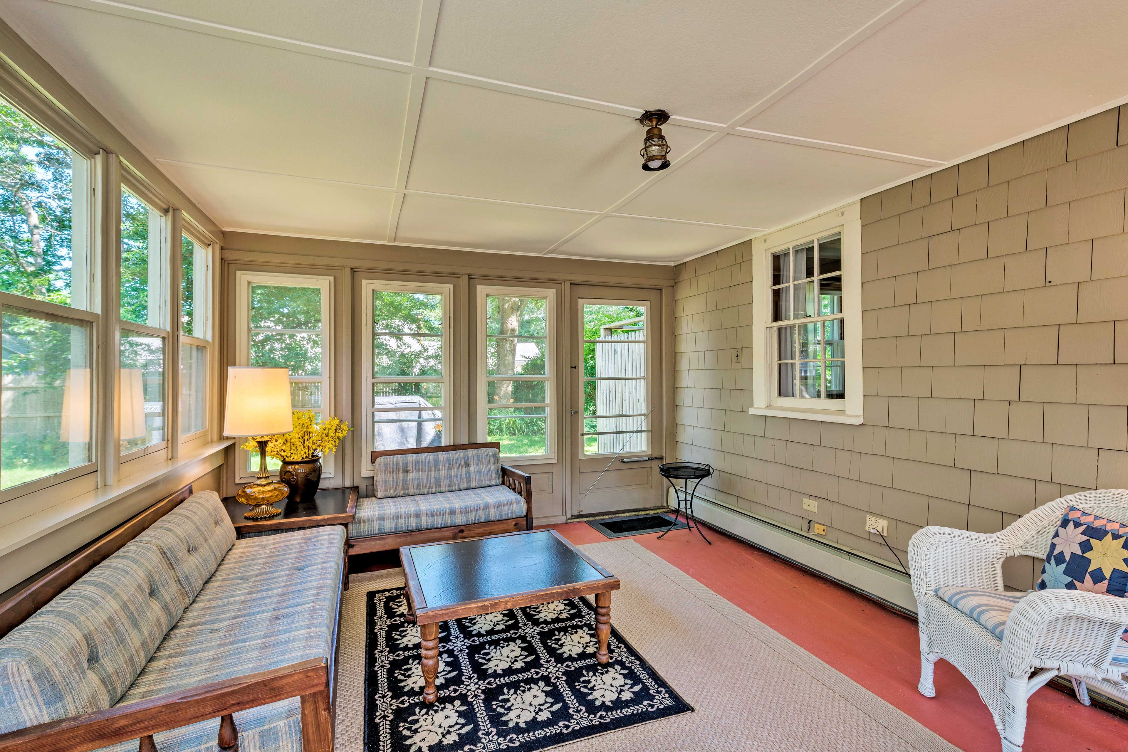 Unwind inside with the family around during your stay in this vacation rental.