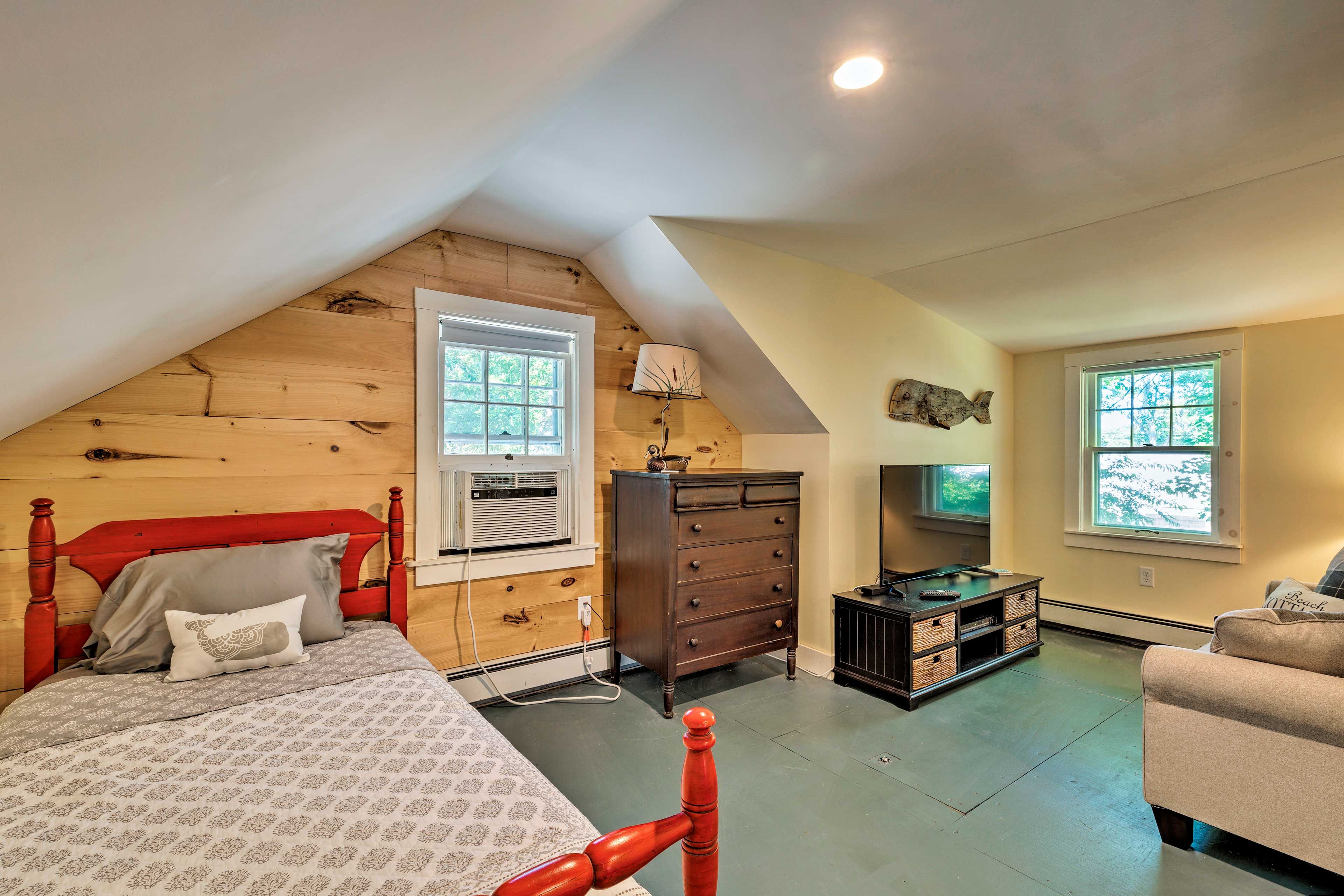 Play games or watch shows upstairs too!