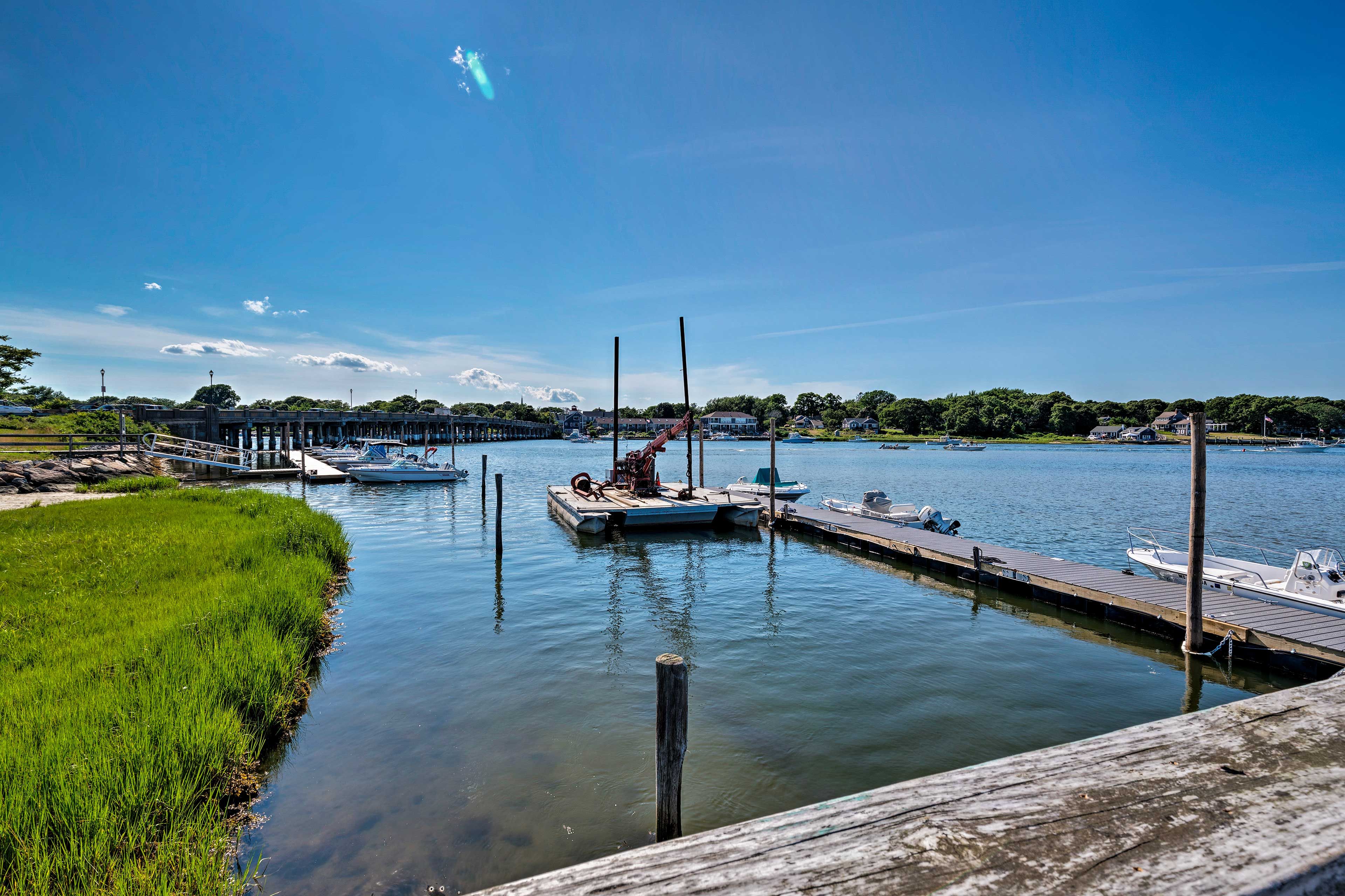 Bring a boat or rent your own to hit the water.