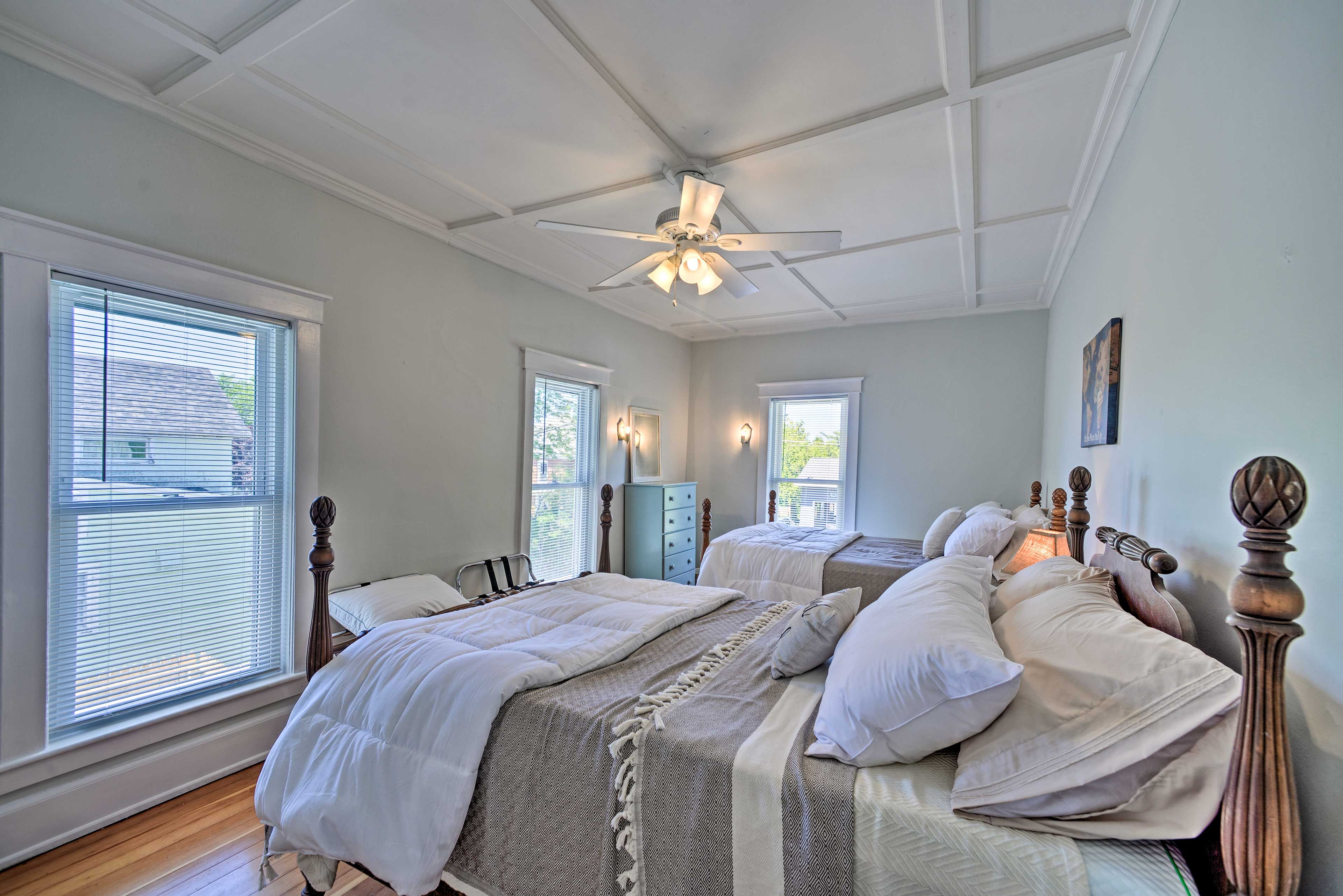 Bedroom 3 | 2 Full Beds