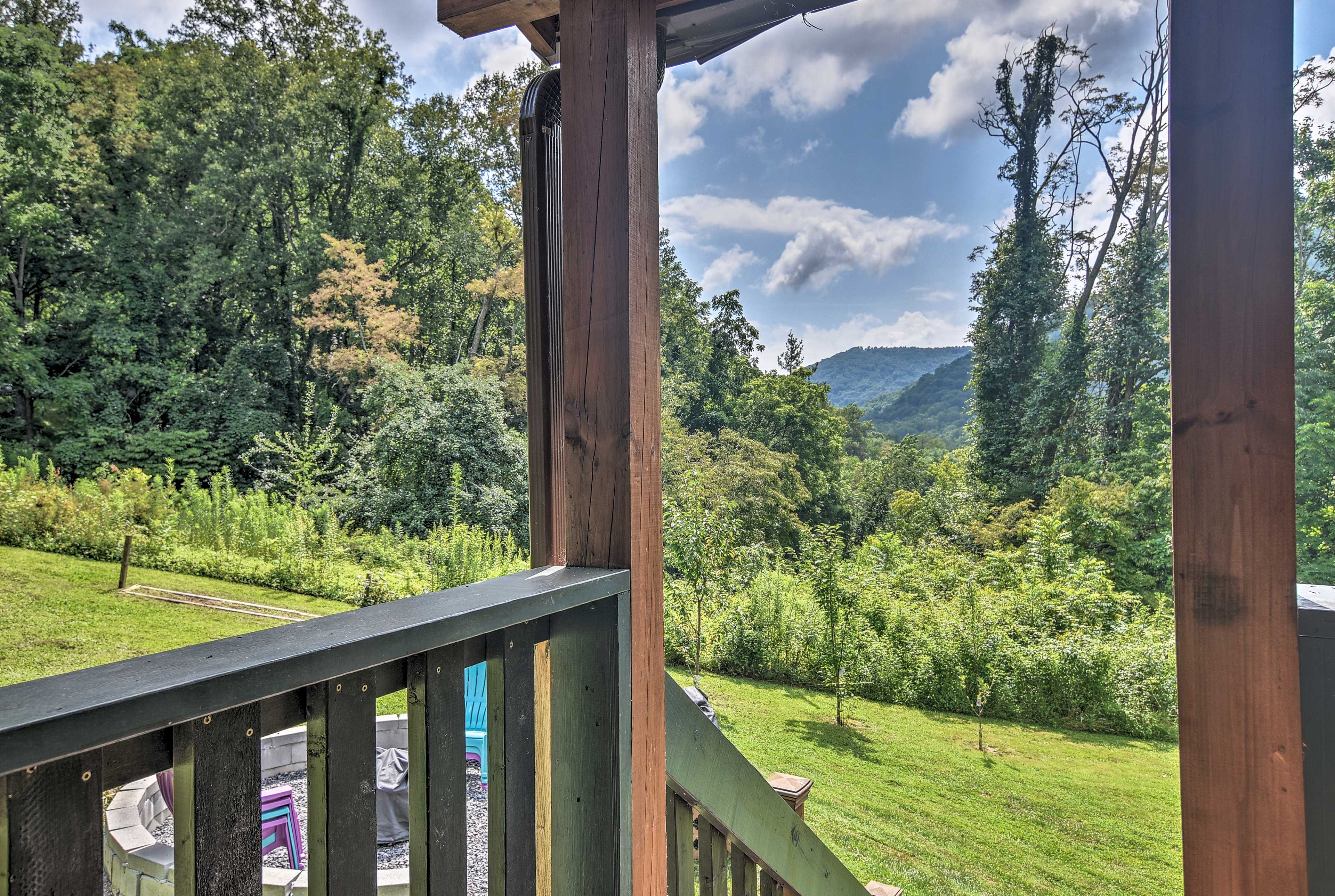 Private Yard | Fire Pit | Scenic Views