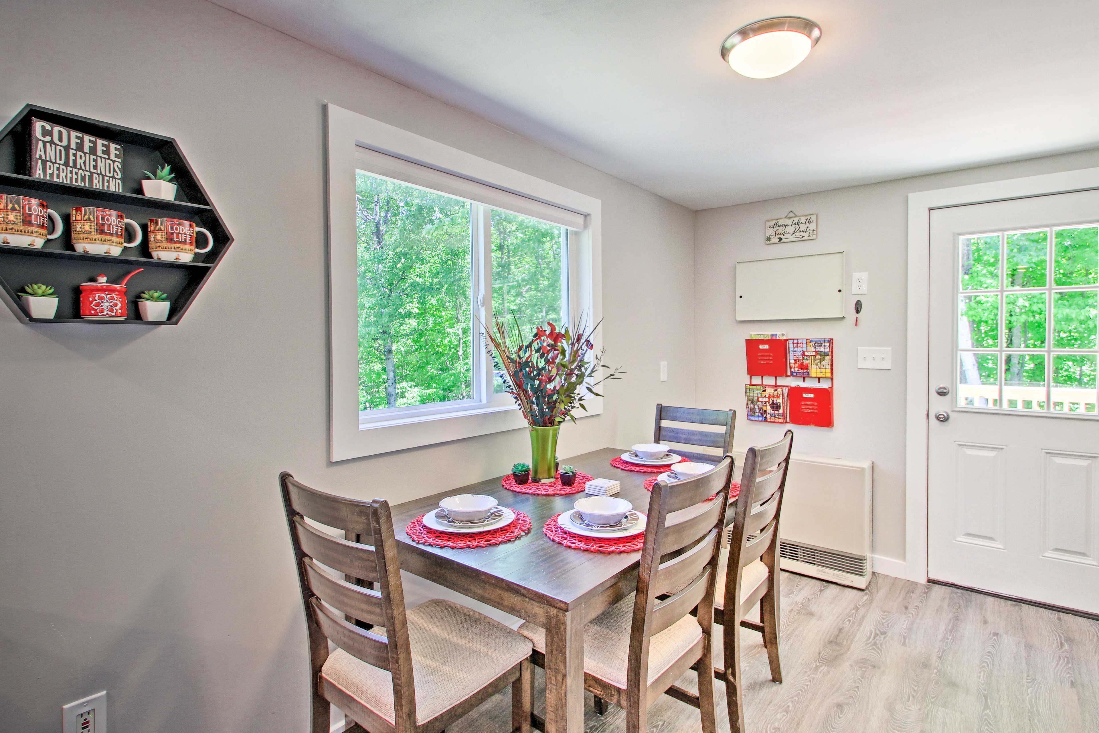 The whole house has been fully renovated.