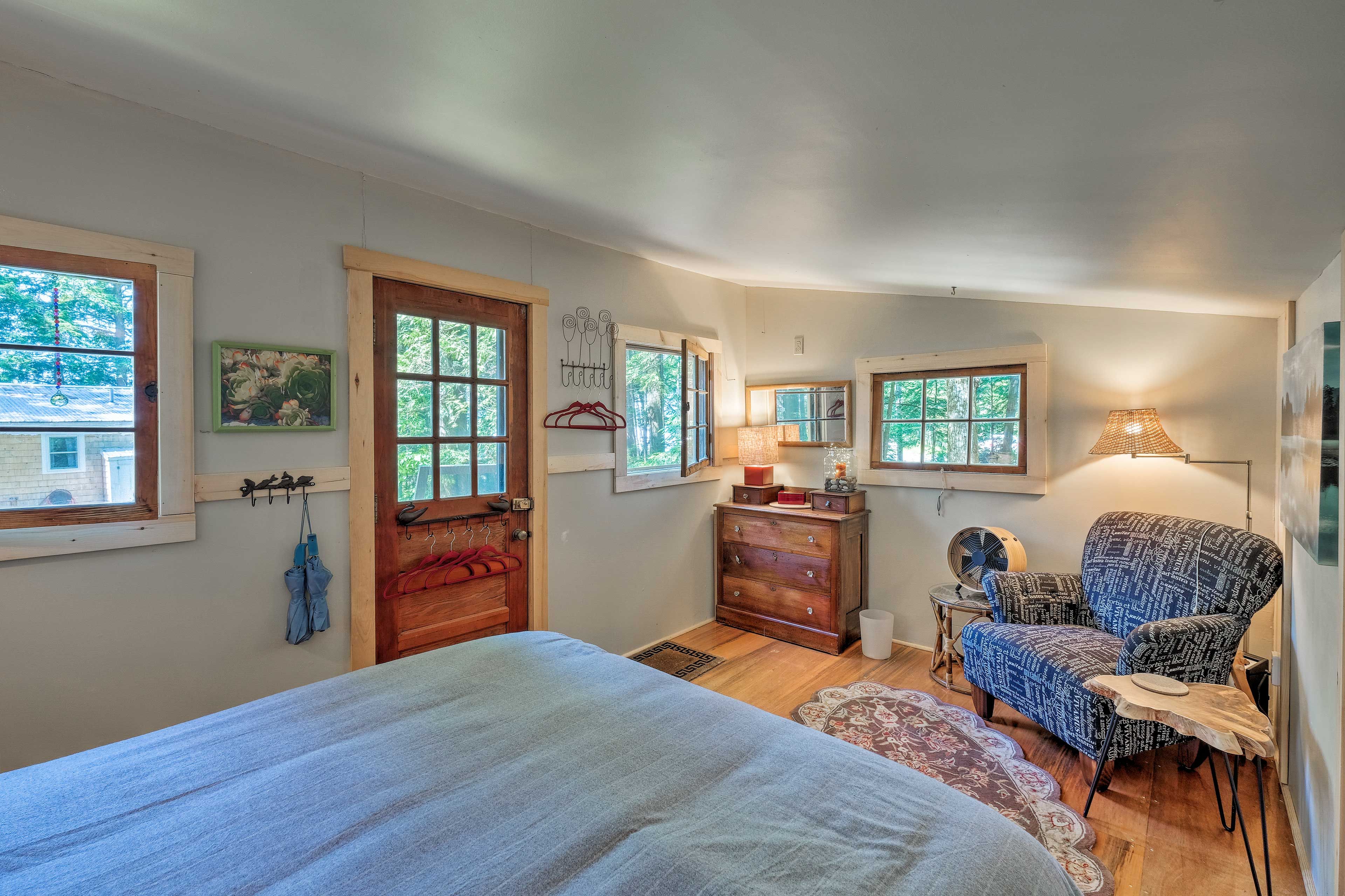 This room is perfect for the heads of the house who want their own getaway!