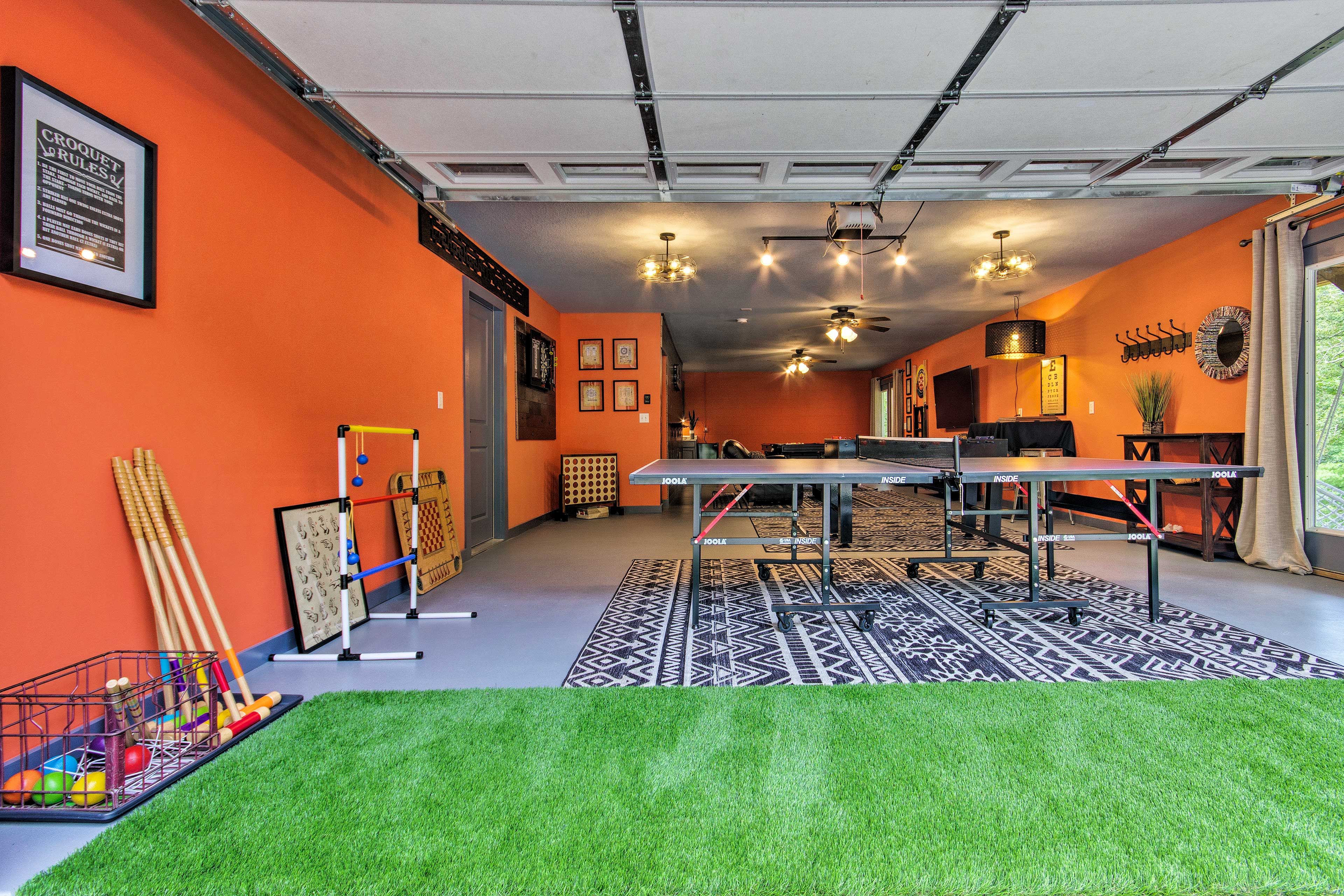 Game Room | Ping Pong Table | Croquet | Ladder Ball
