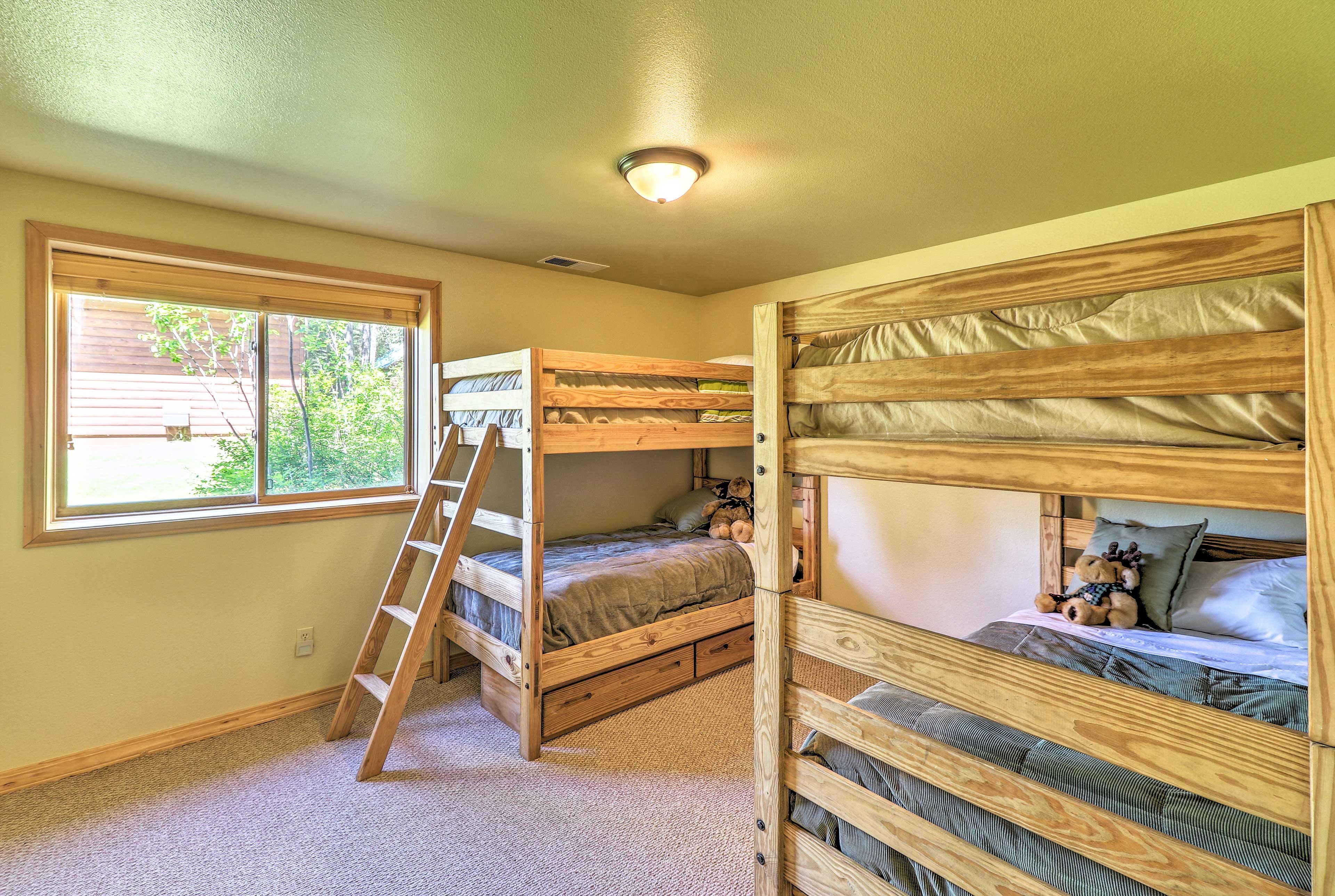 Kids love the bunk room.