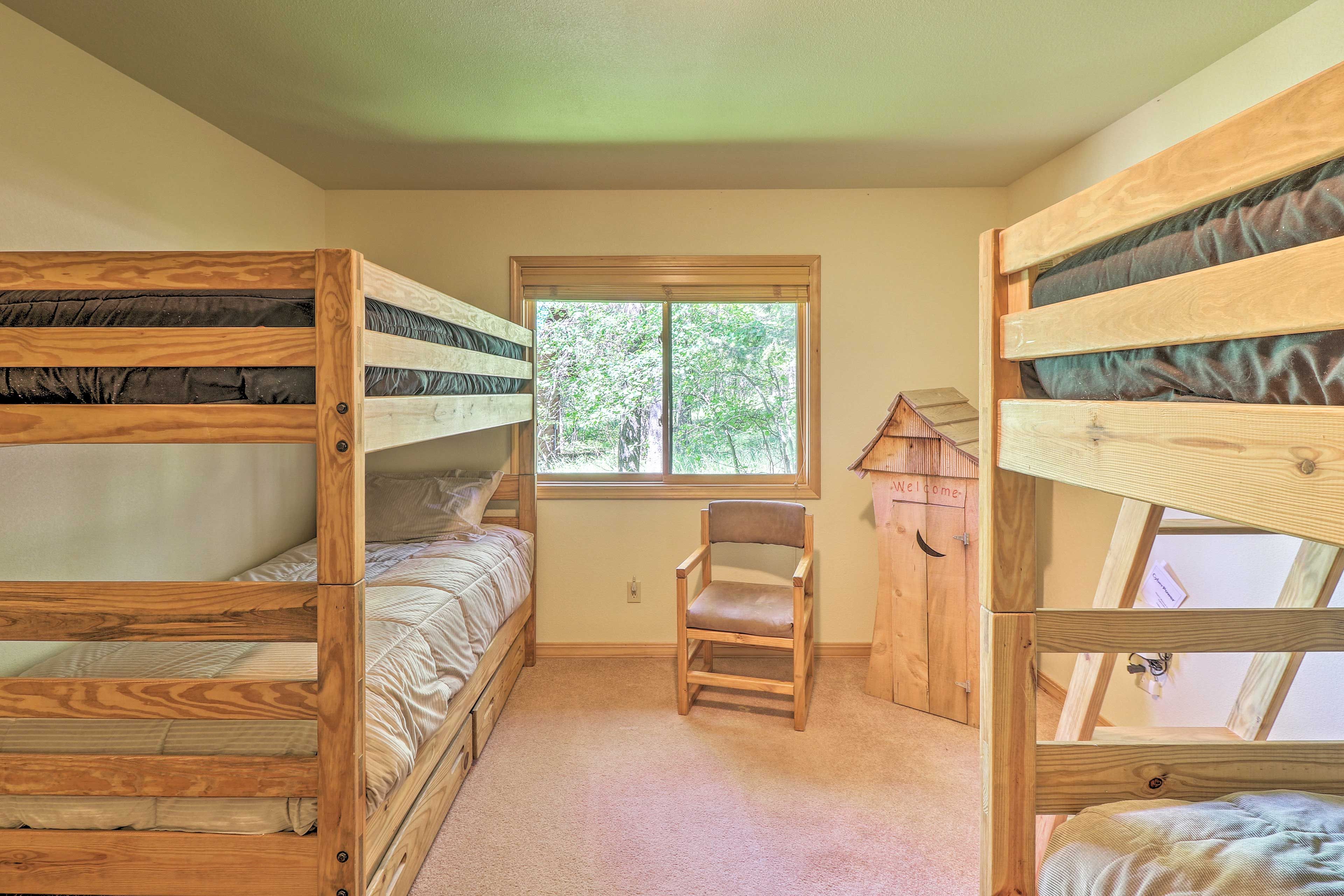 Kids love this fun bedroom.