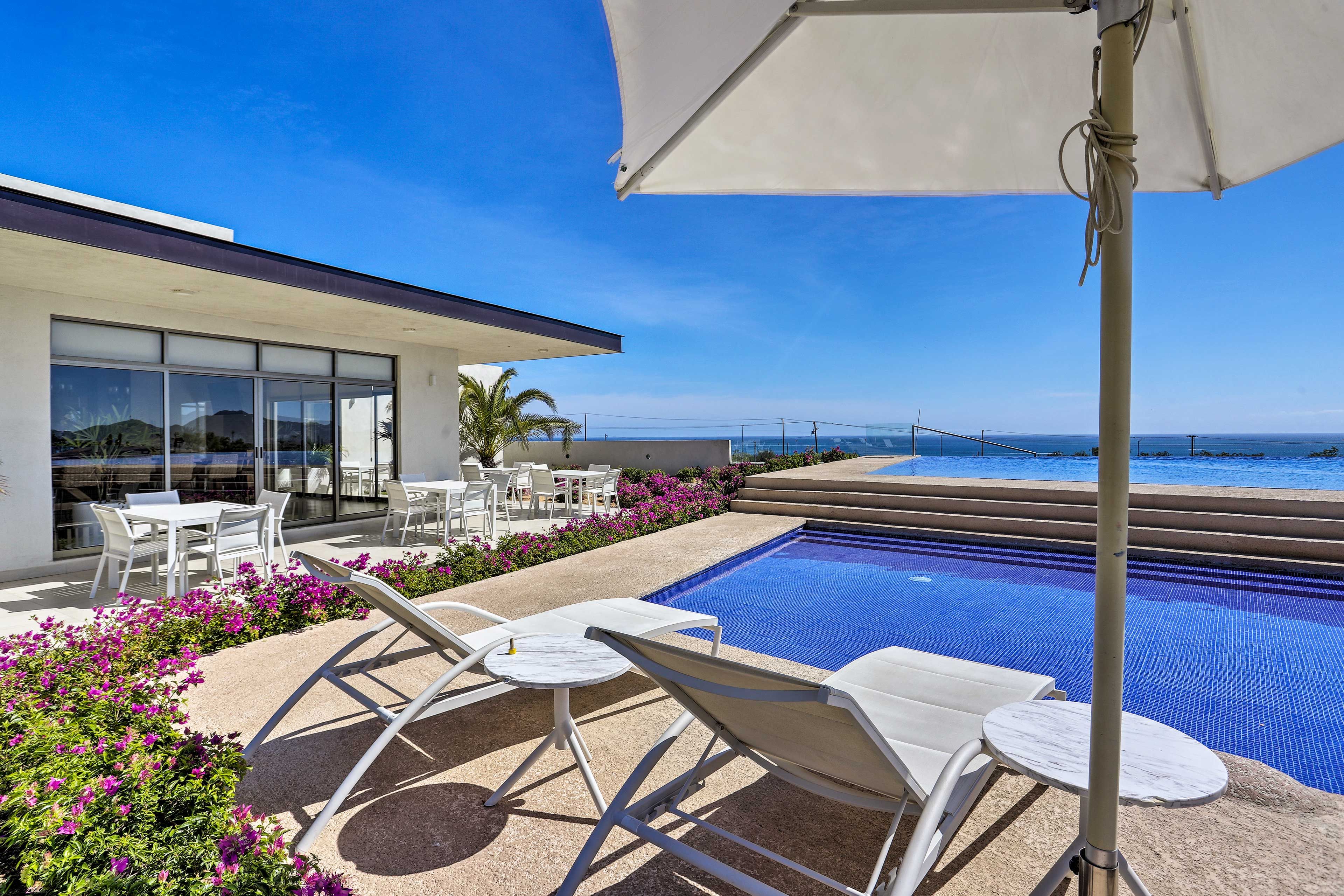 Sip on a cocktail in the shade.