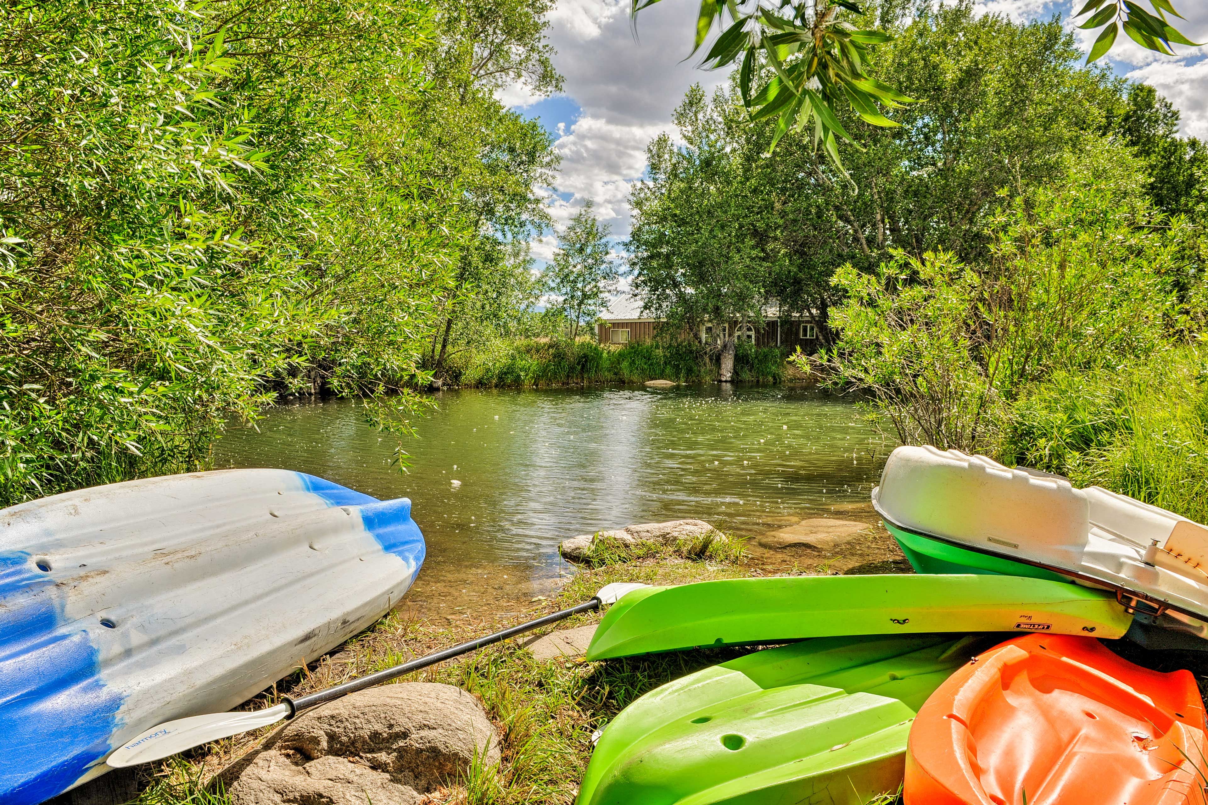 Kayaks/Paddleboats Provided