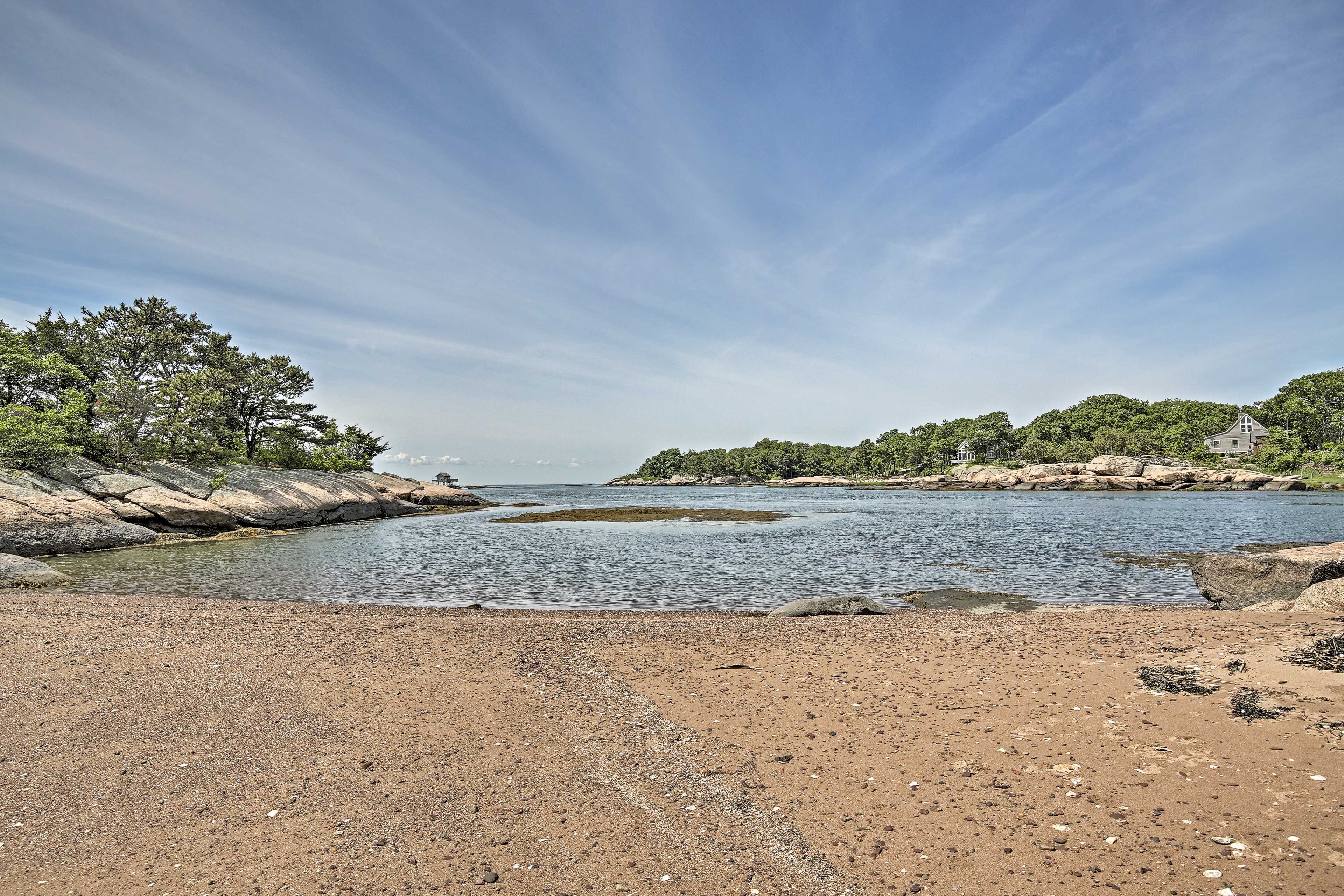 The beach is just steps away!
