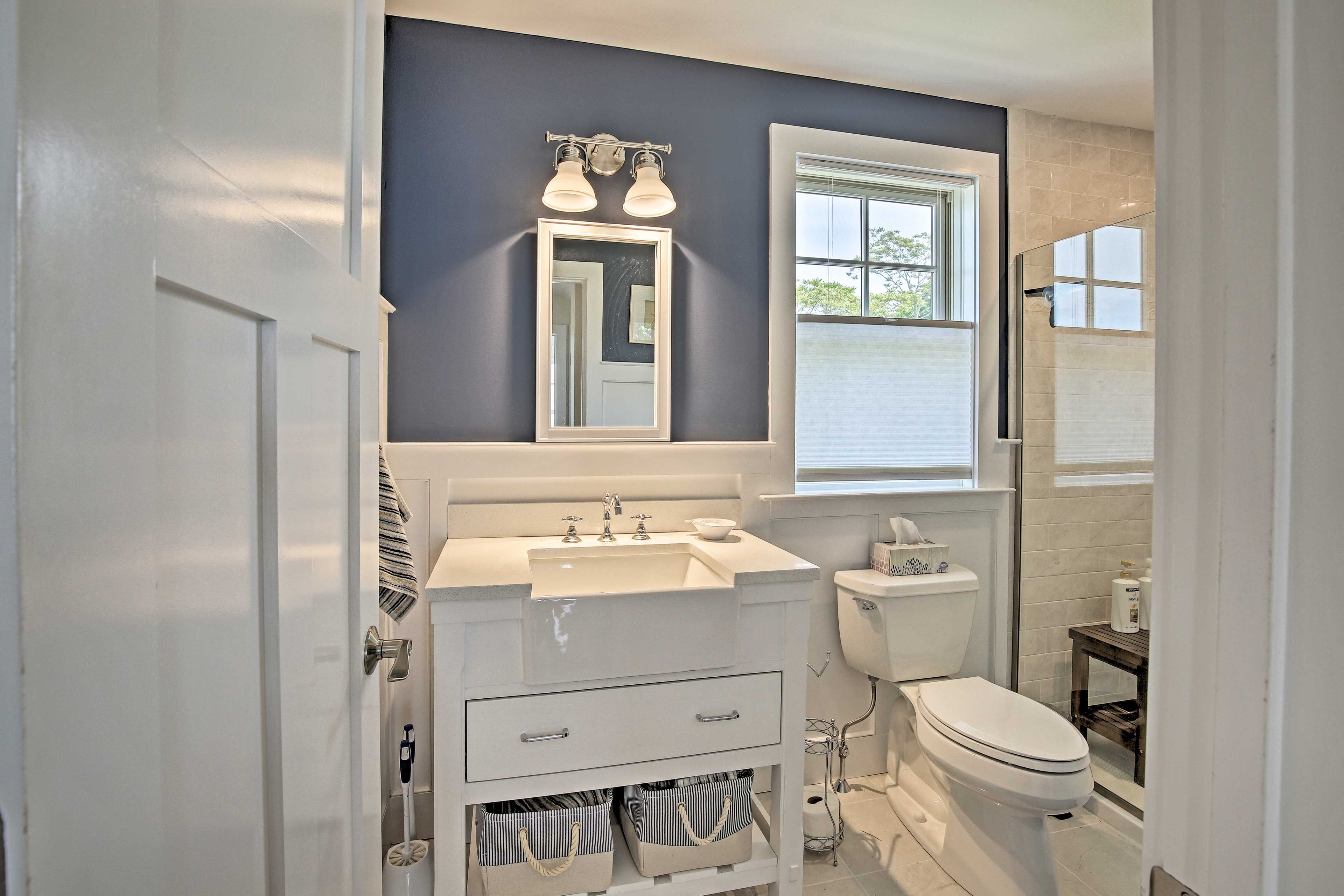 There is one full bathroom in the home.