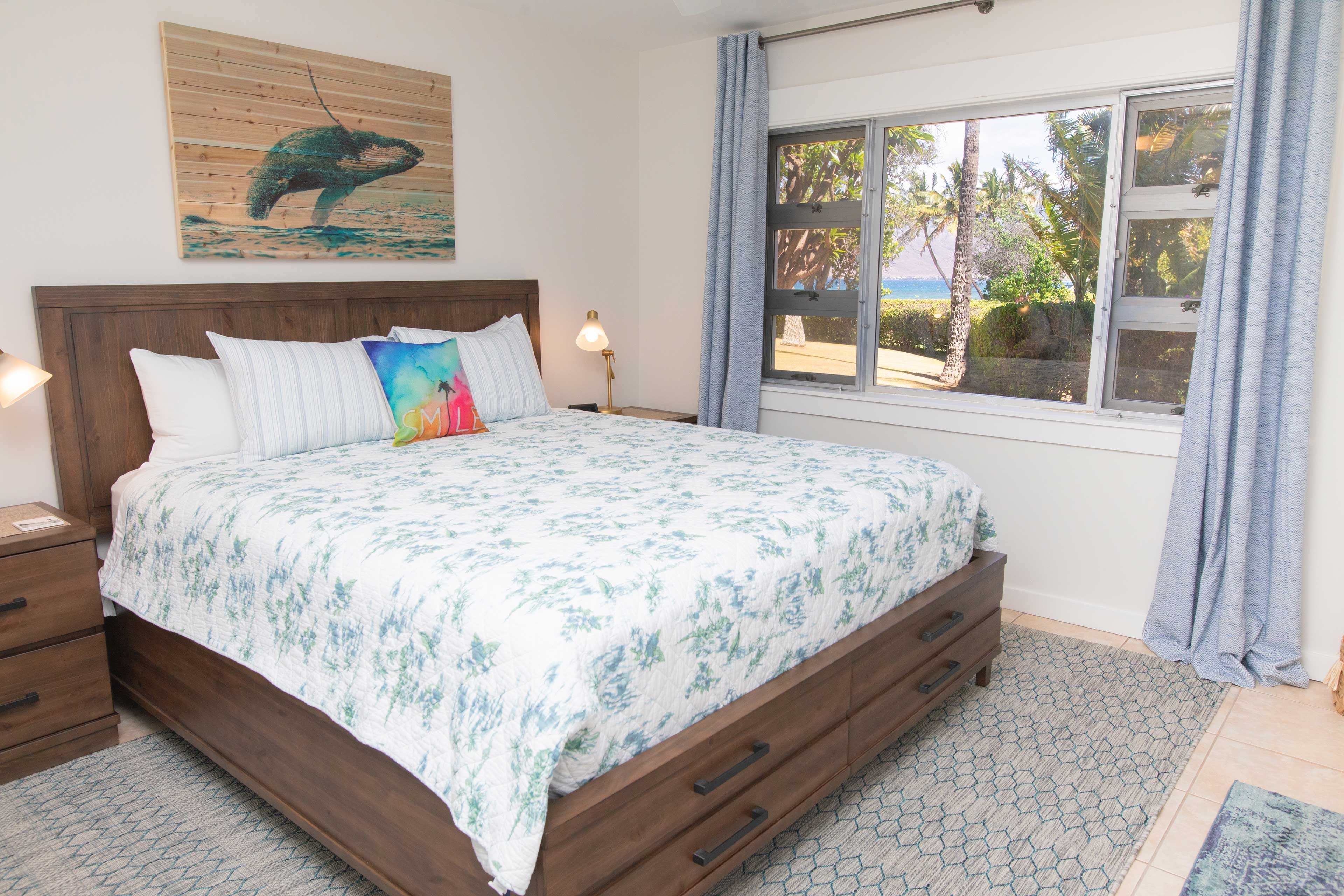 Pull back the curtains to reveal ocean vistas!