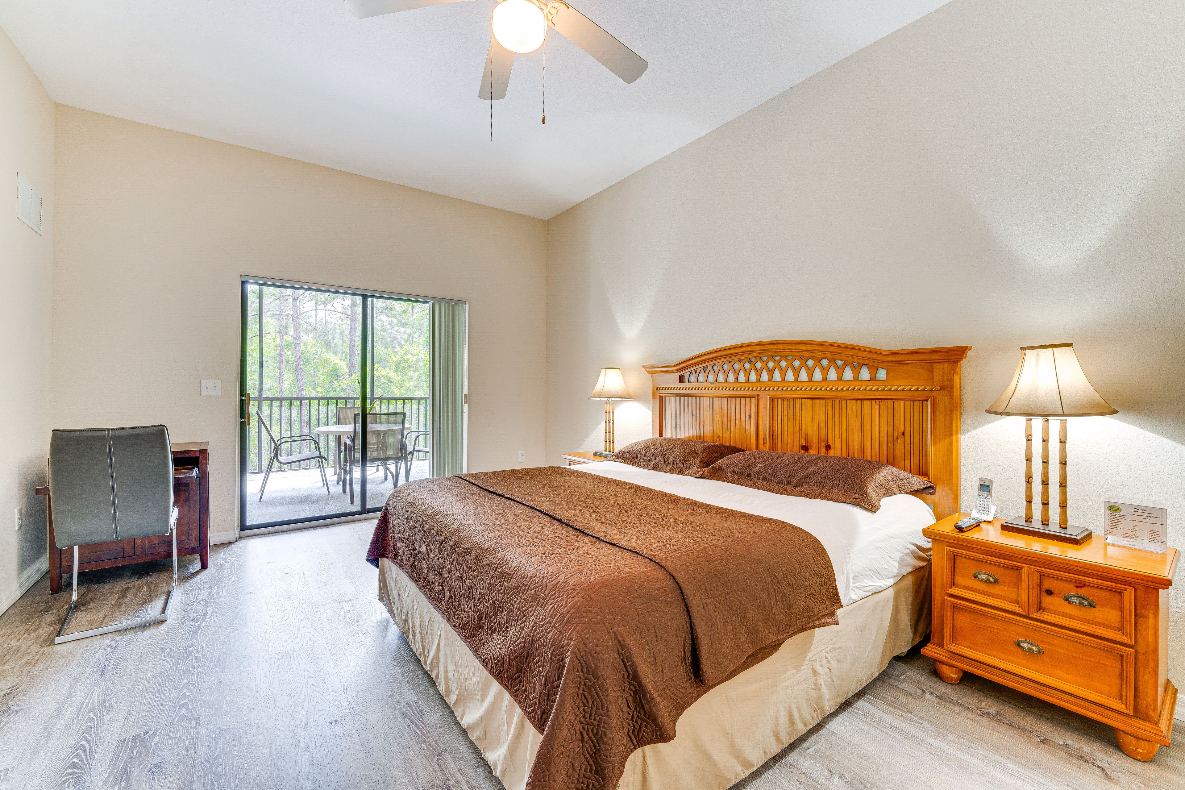 Bedroom 1 | King Bed | Balcony Access