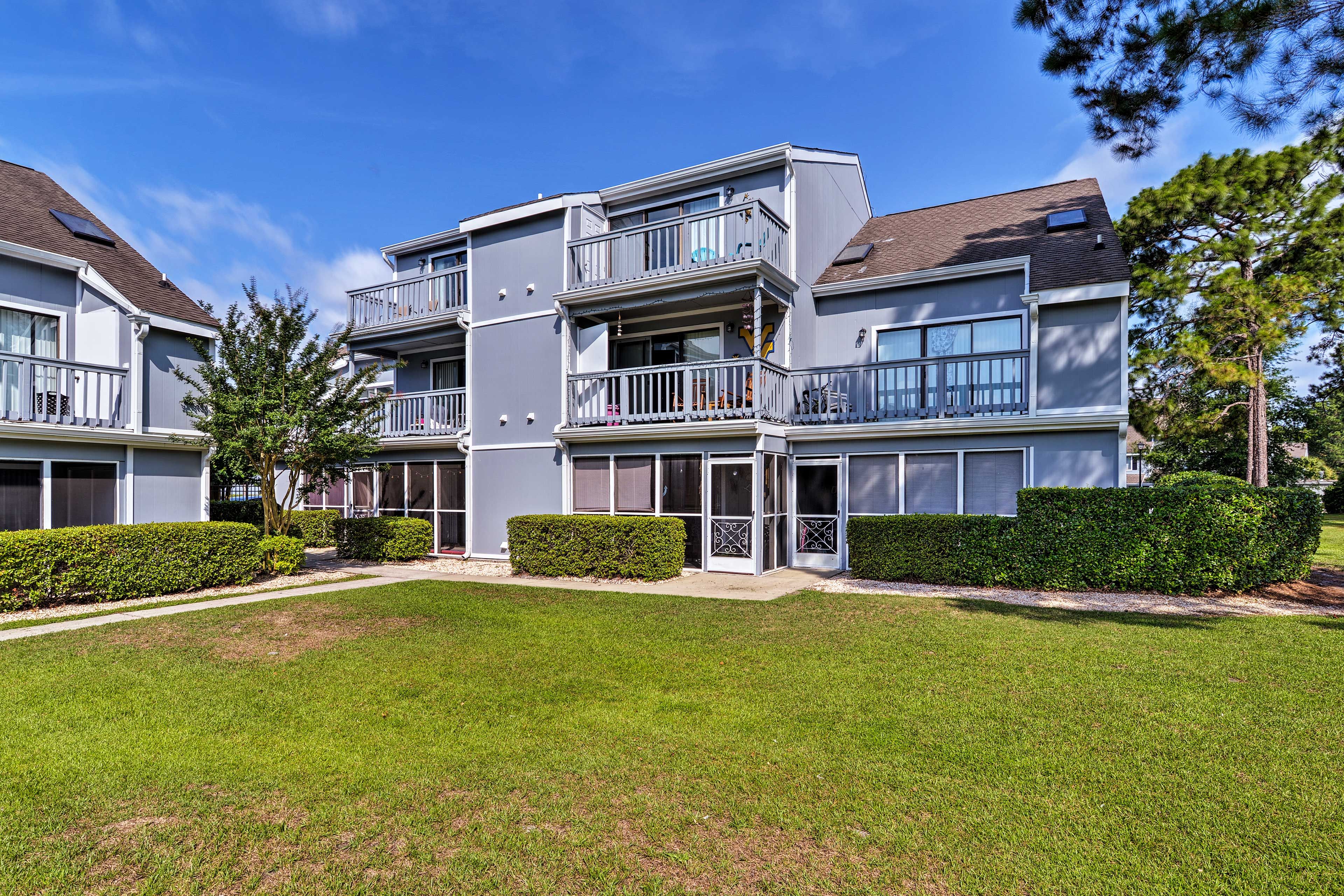 You can't beat this condo's prime location.