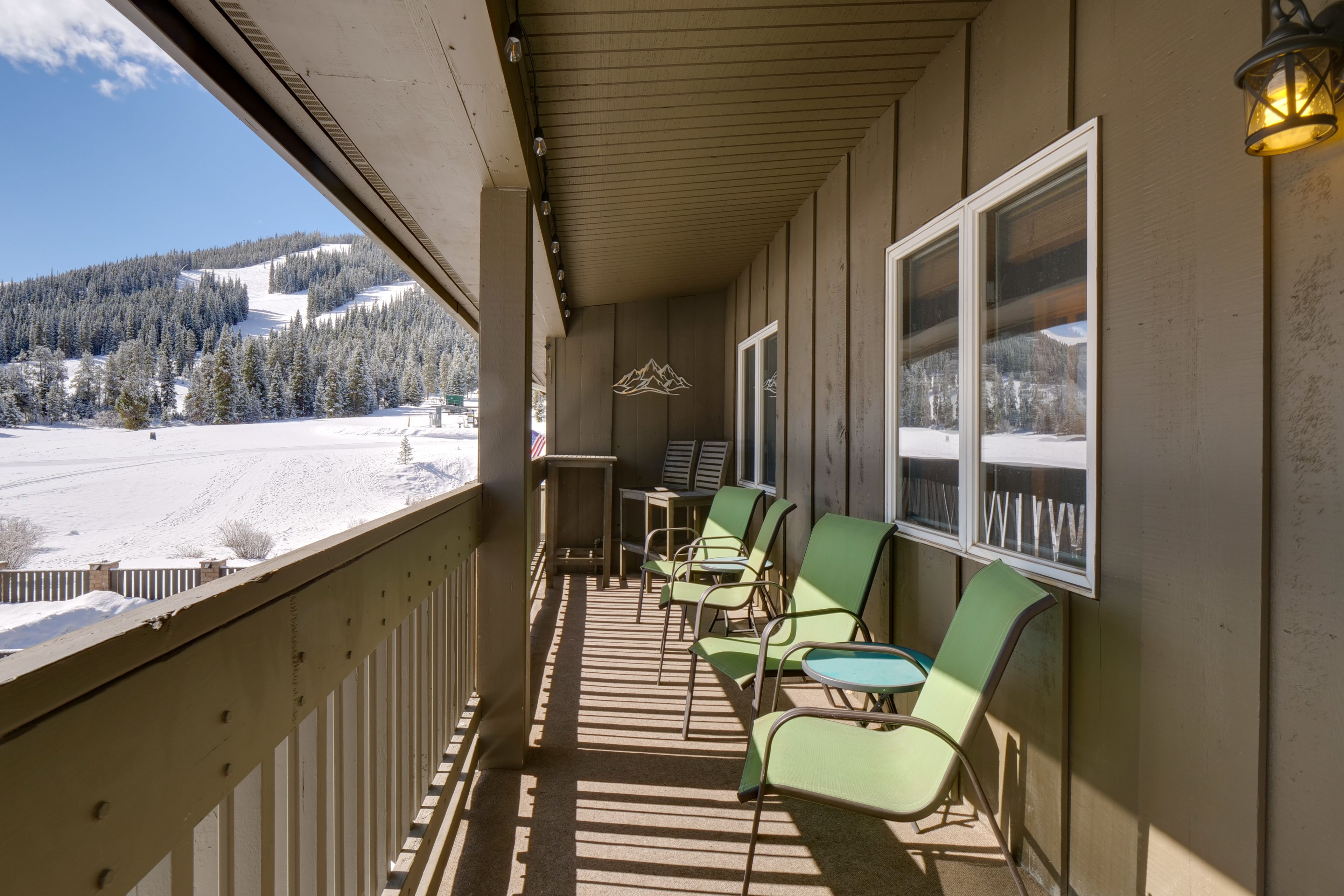 Private Balcony | Seating | Mountain Views
