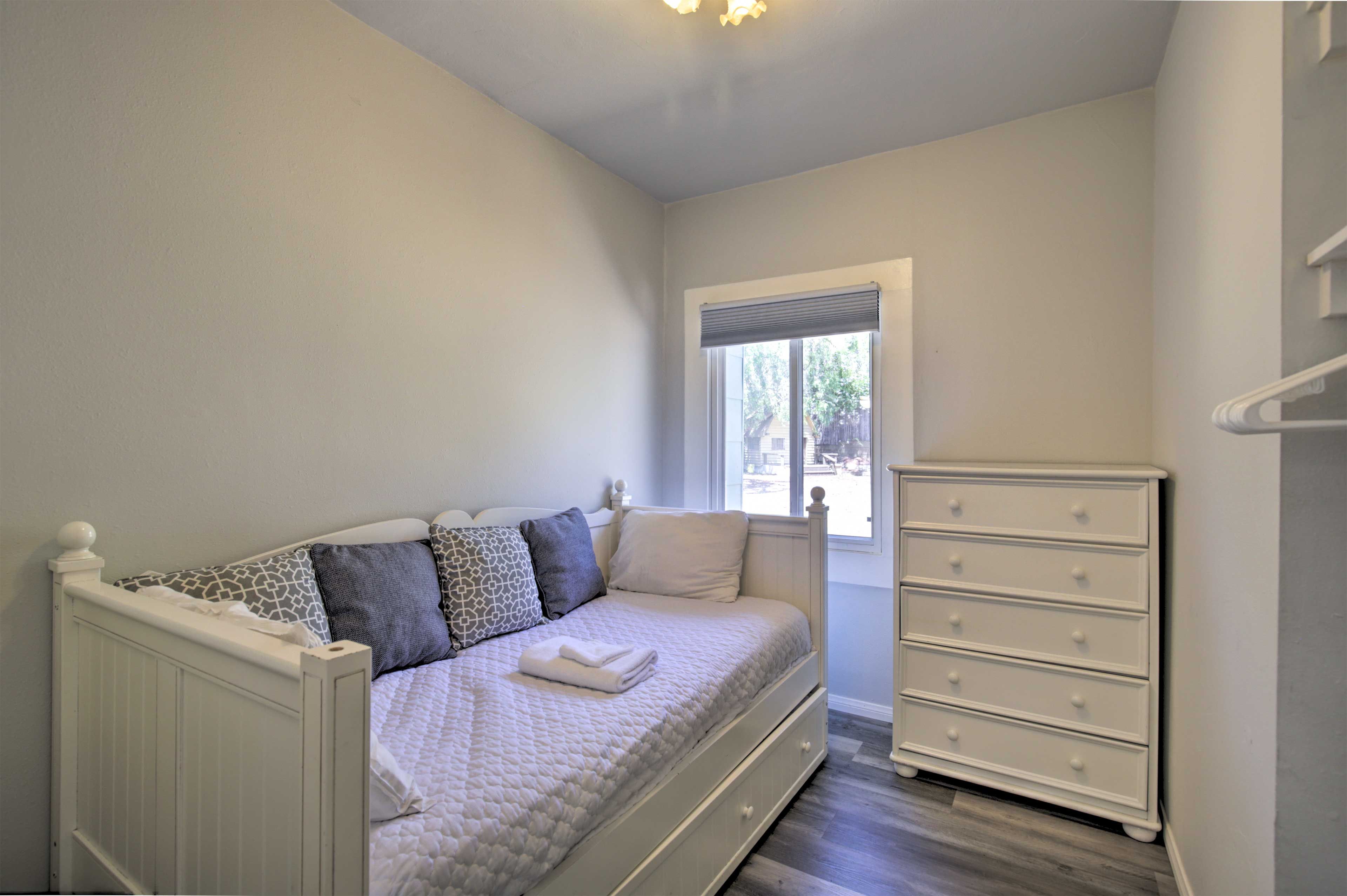 The third bedroom is perfect for the kiddos!
