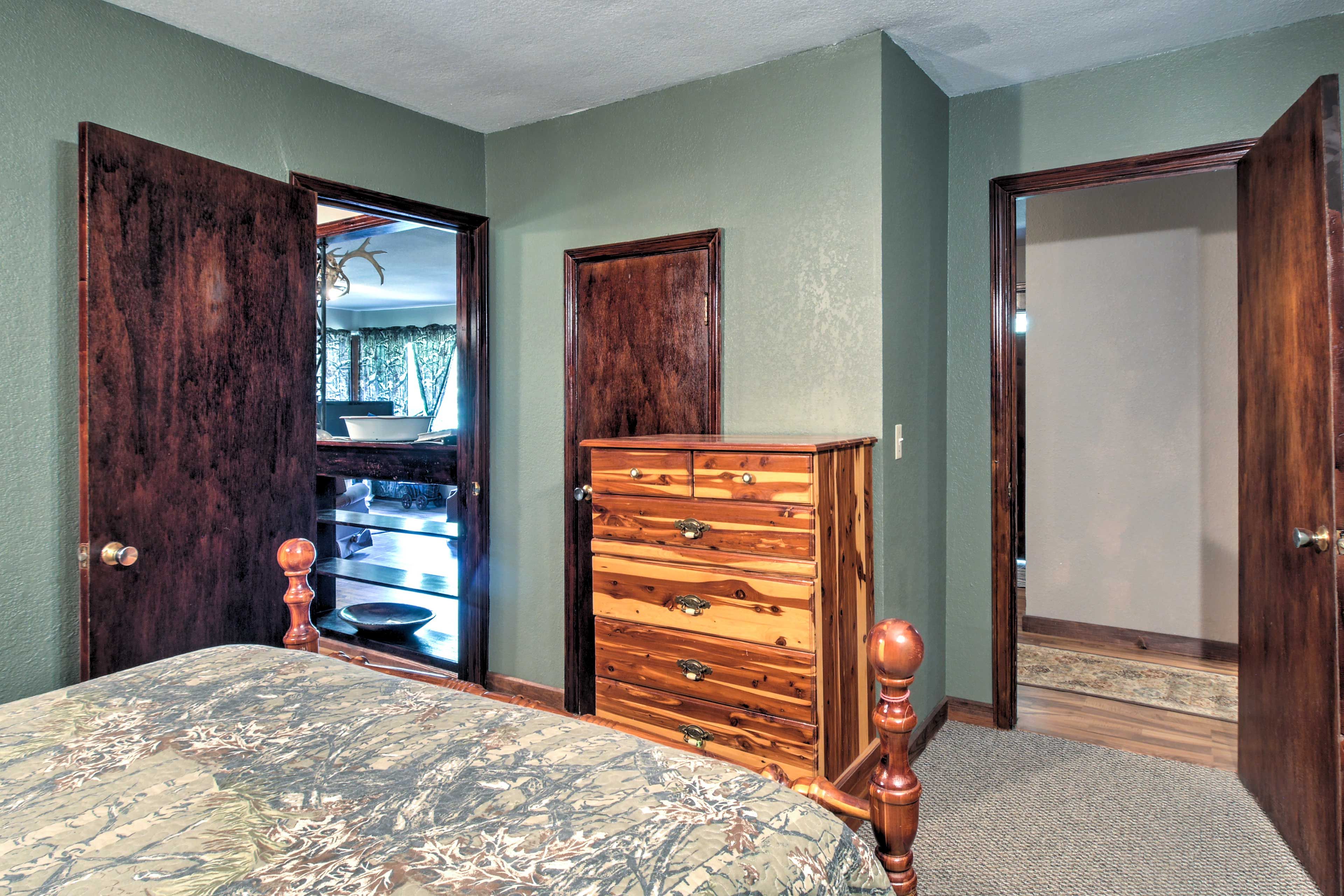 You'll have ample storage space for all your luggage.