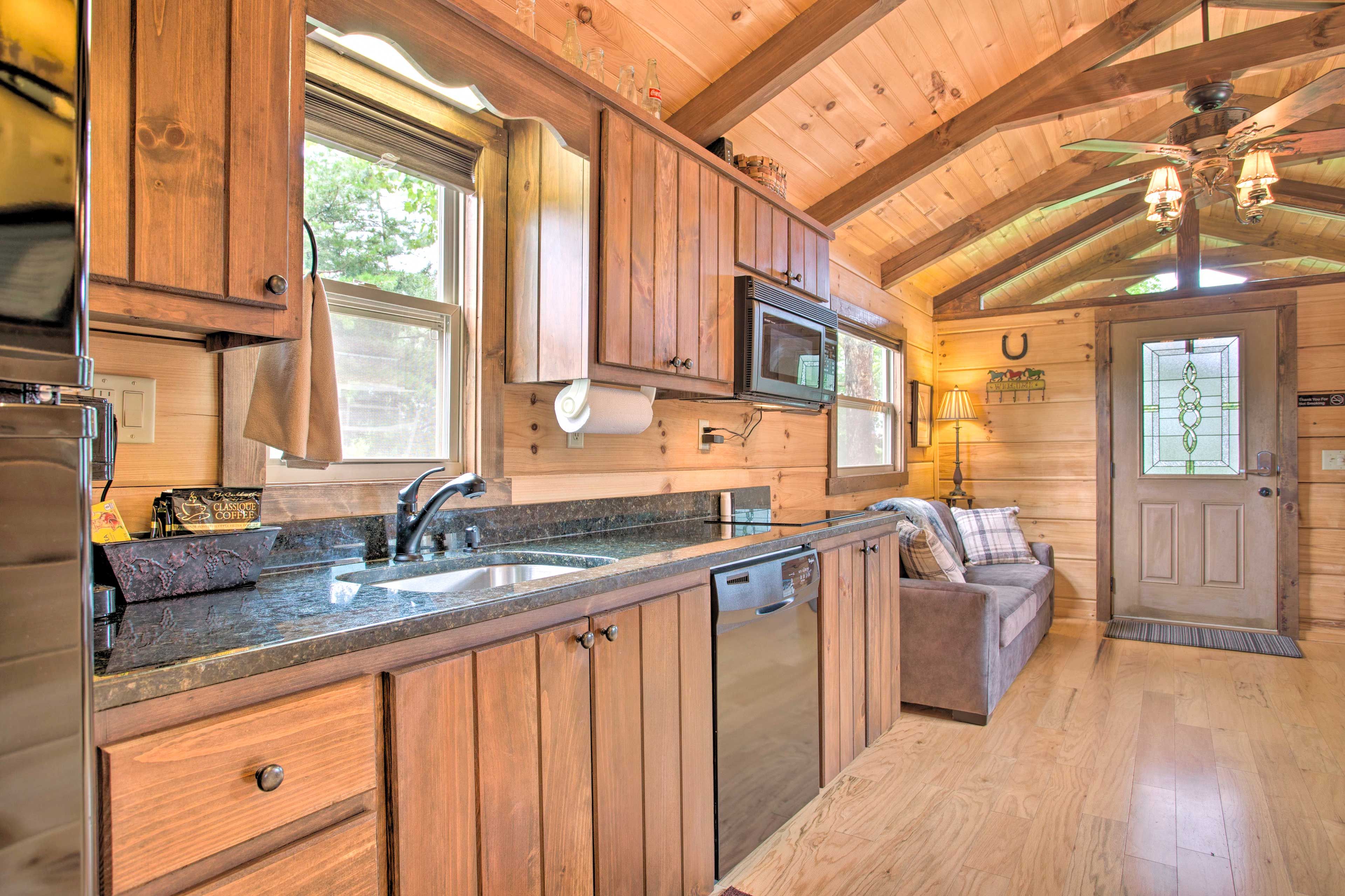 Well-Equipped Kitchenette