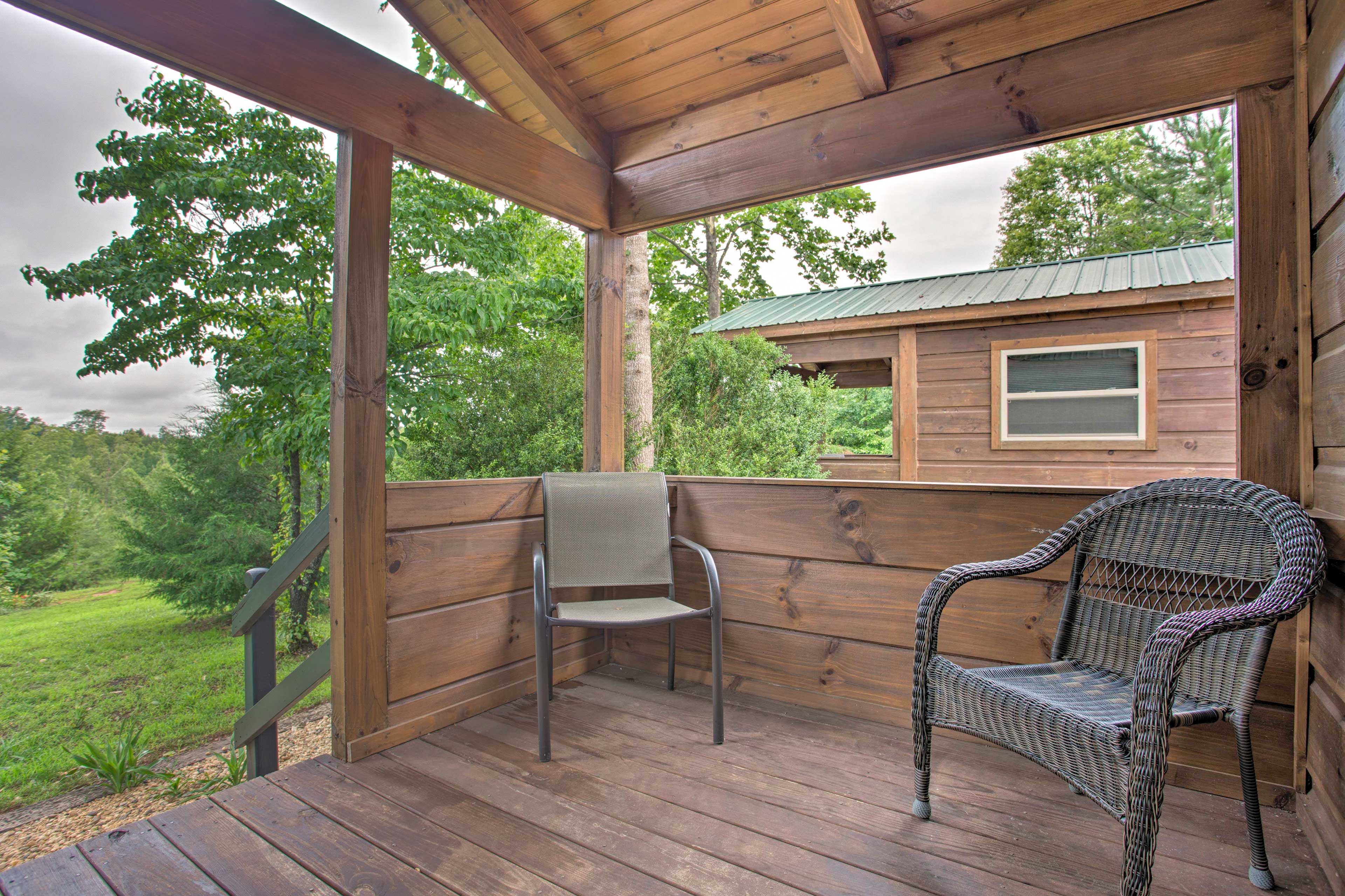 Covered Front Deck