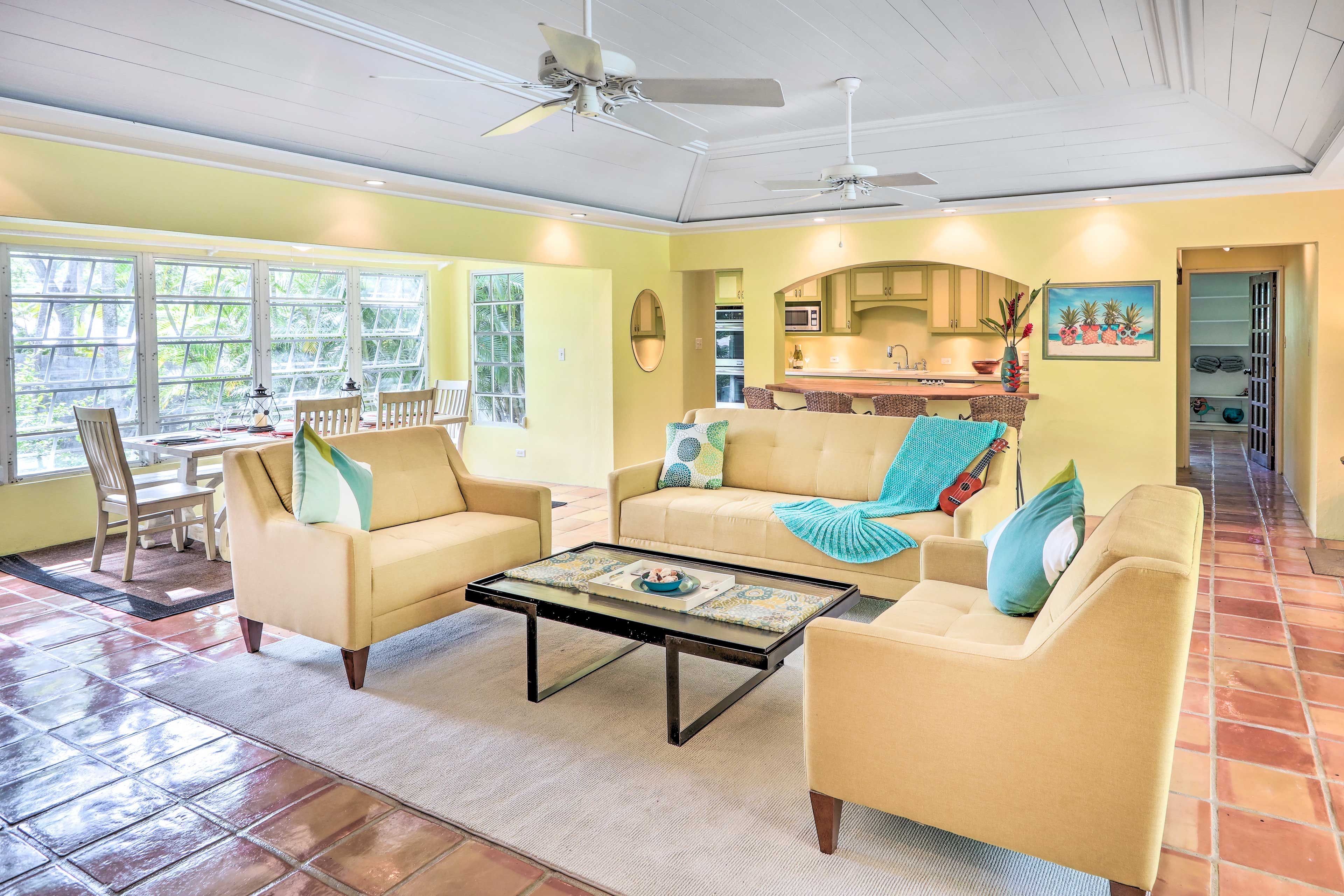You'll feel right at home inside this charming interior.