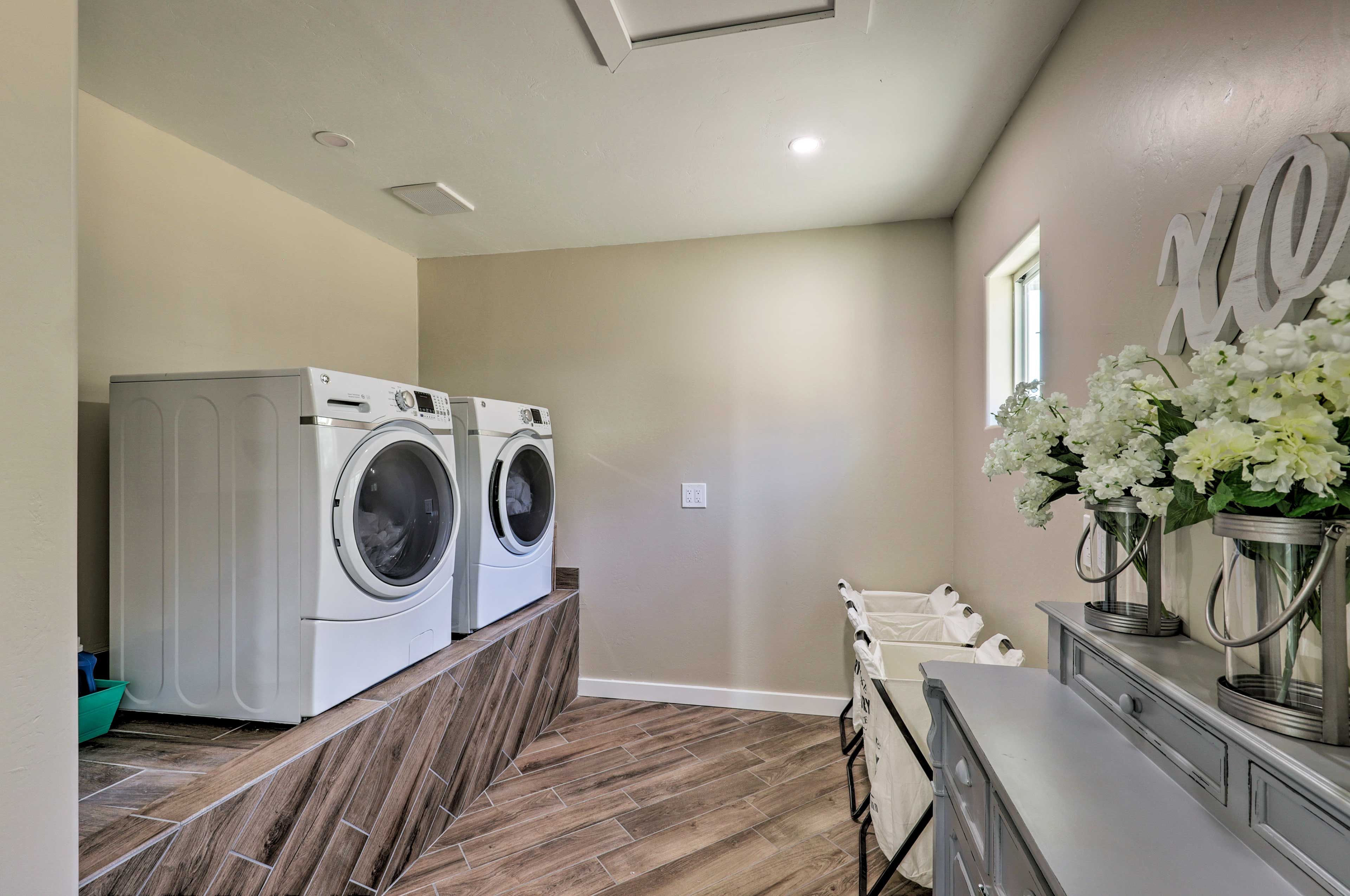 Take advantage of this spacious & convenient laundry room.