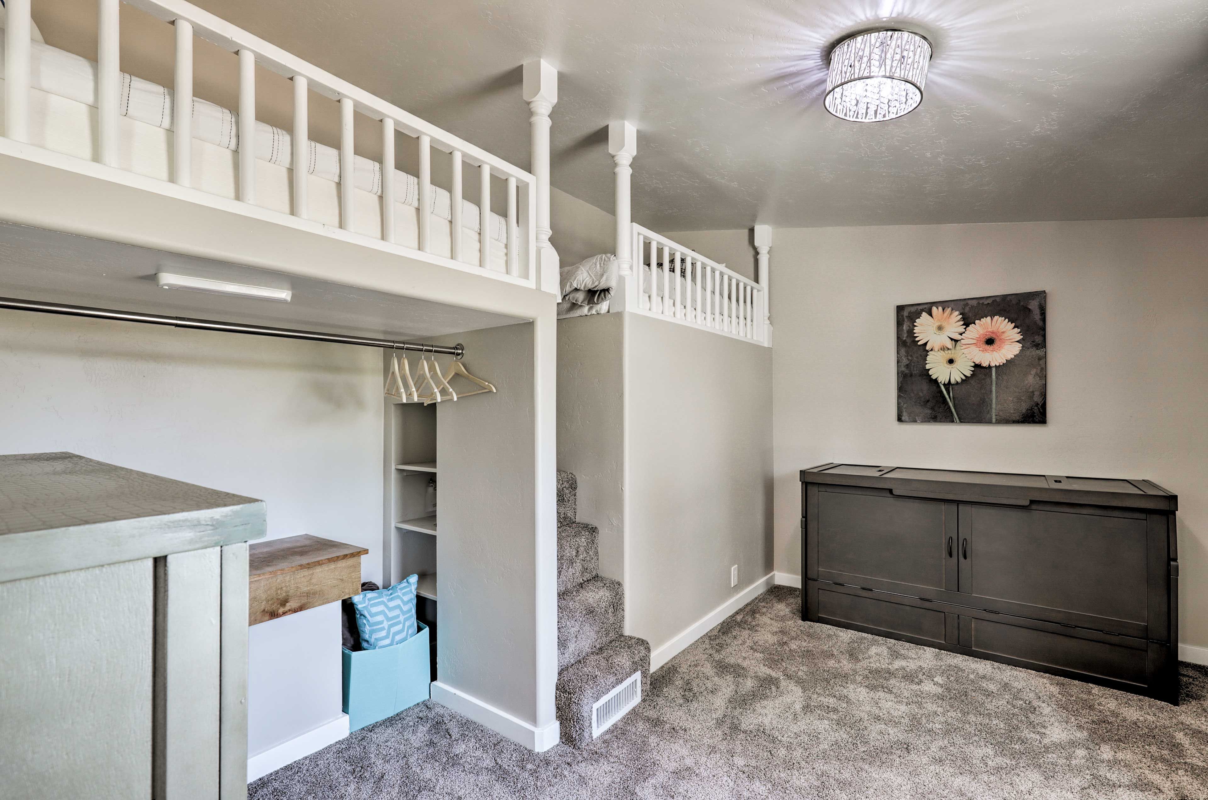 The third bedroom is ideal for children!