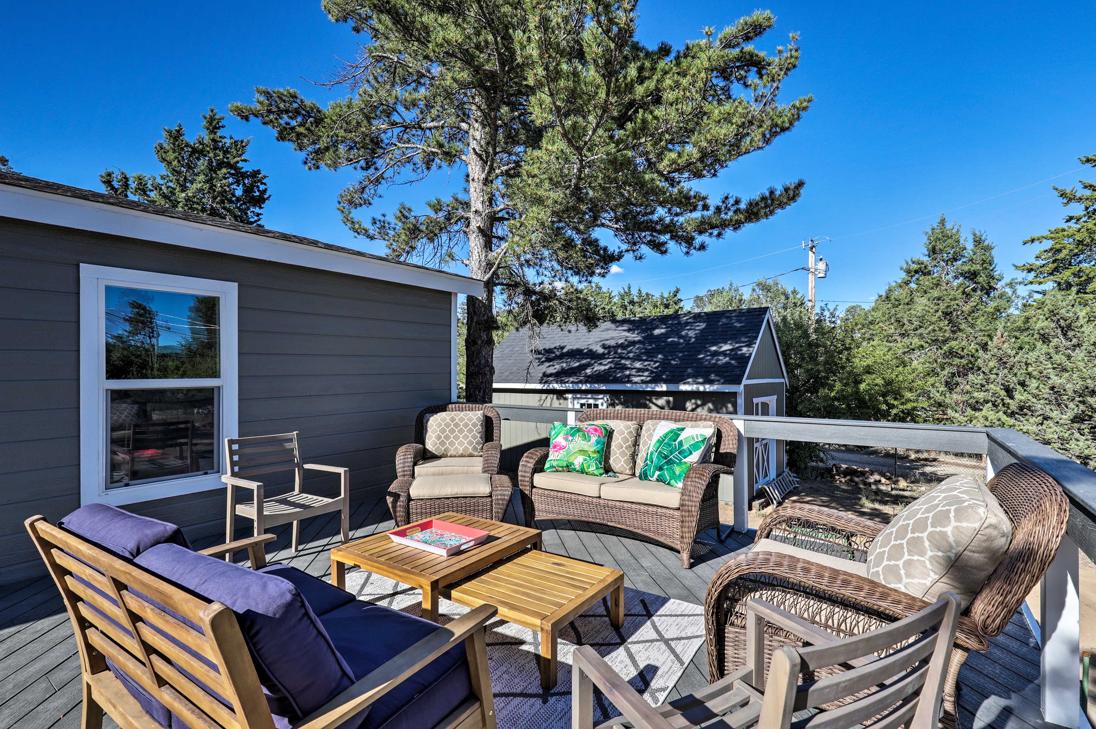 A fun-filled Prescott retreat awaits at this fabulous vacation rental house!
