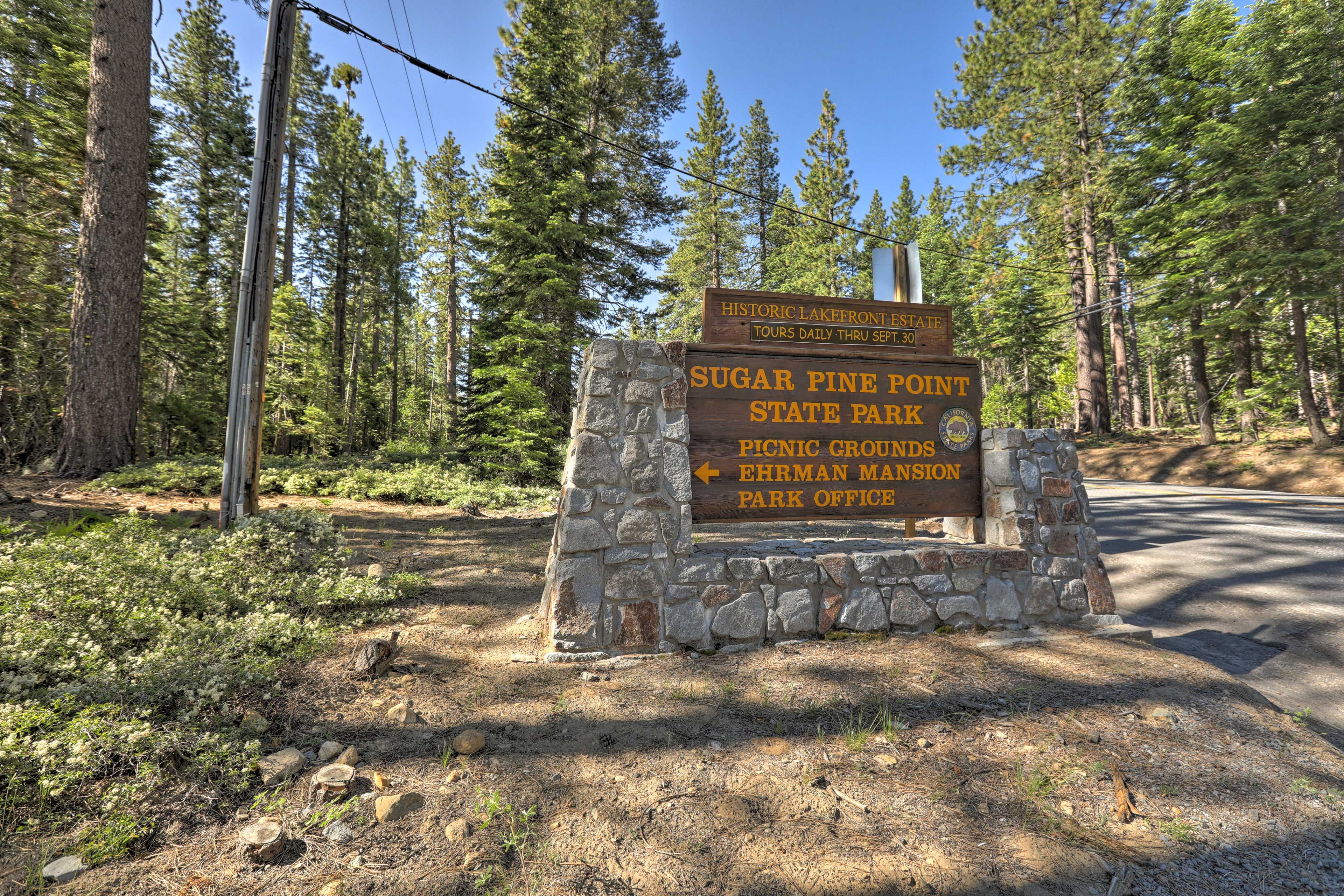 Nearby Attractions | Sugar Pine Point State Park
