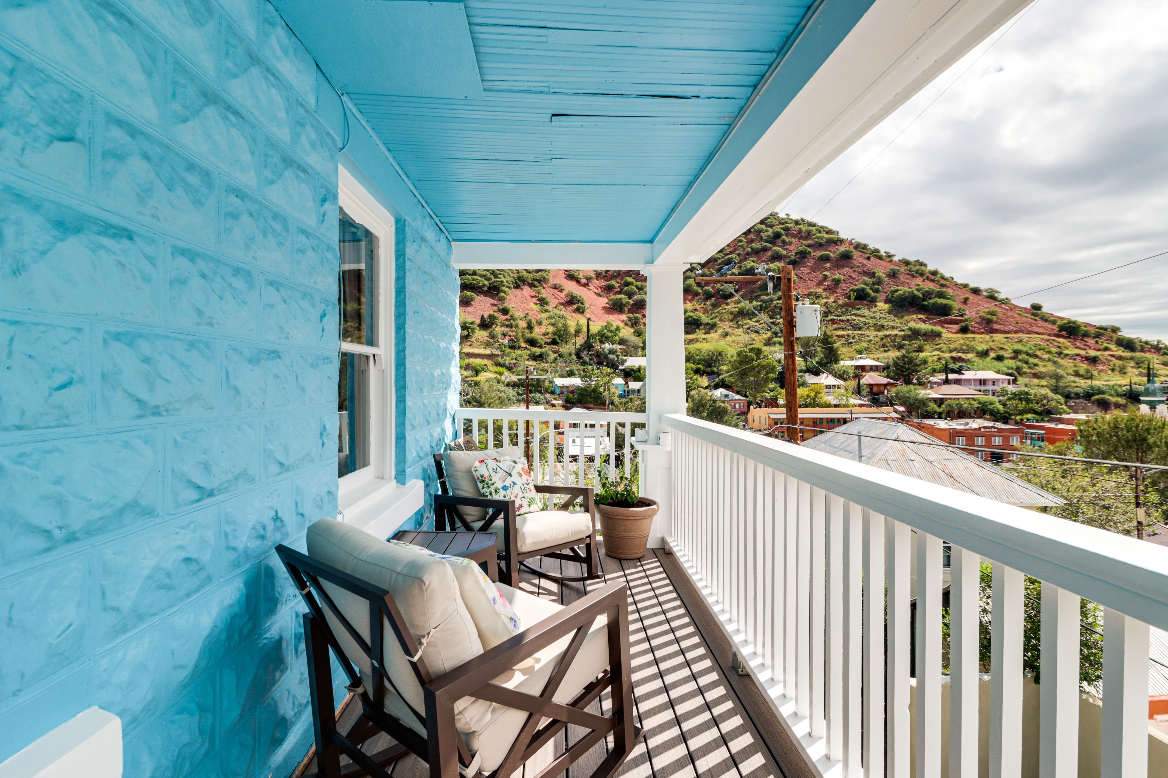 Bisbee Vacation Rental | 2BR | 1BA | 1,200 Sq Ft | Stairs Required to Access